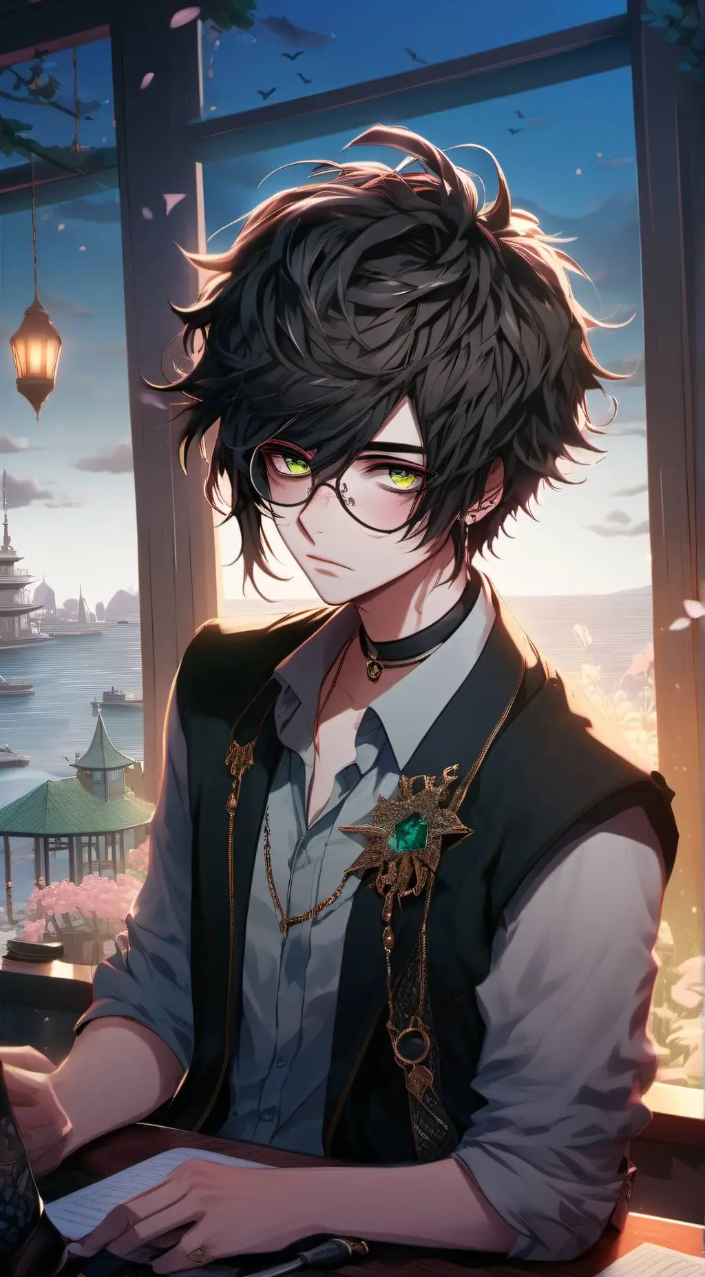 ai character: devan background