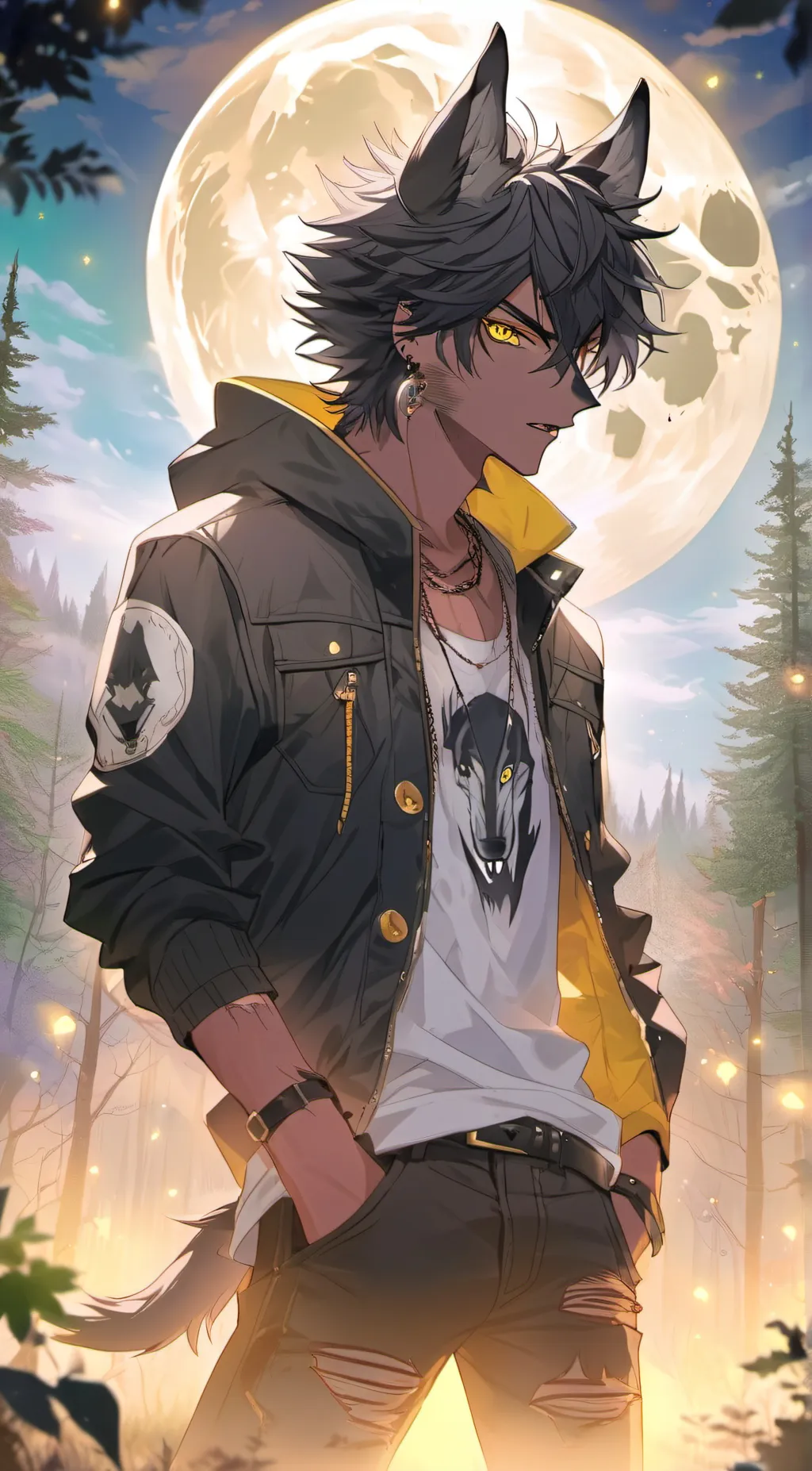 ai character: Hunter background