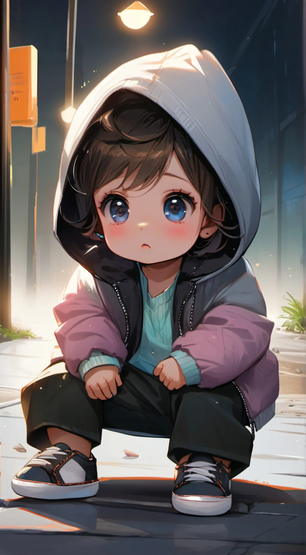 ai character:  no name  background