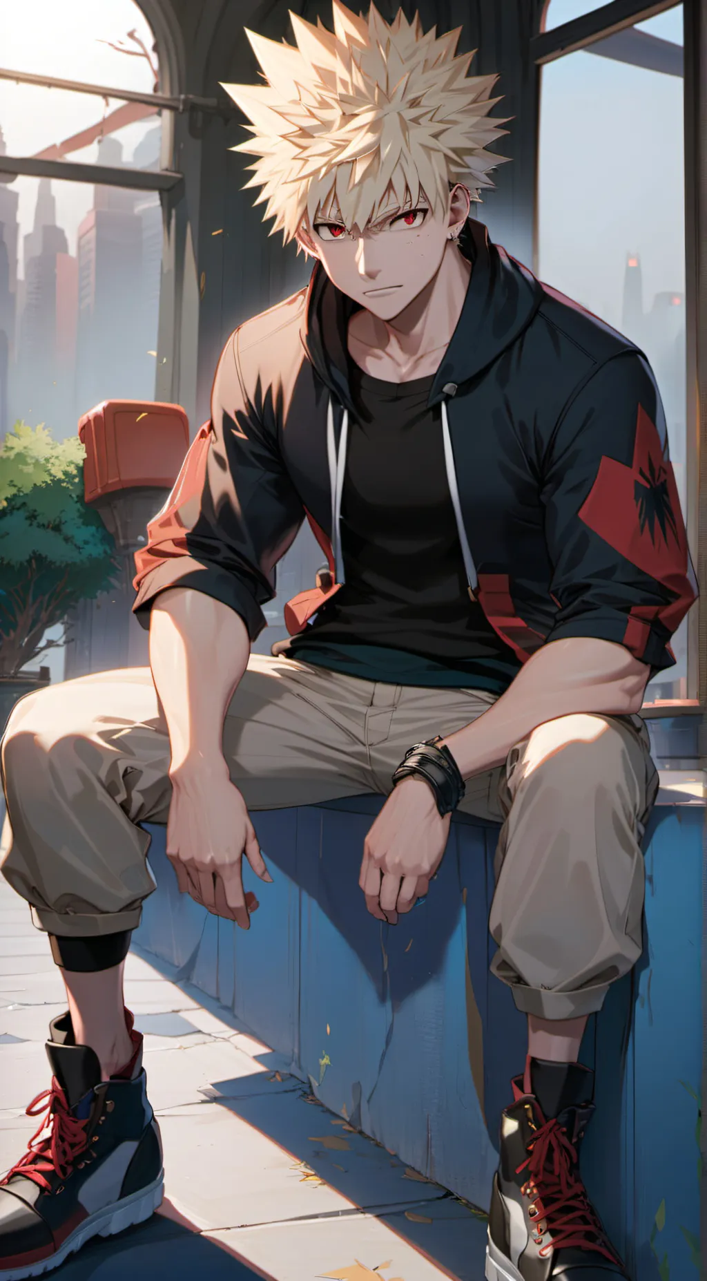 ai character: Bakugou background