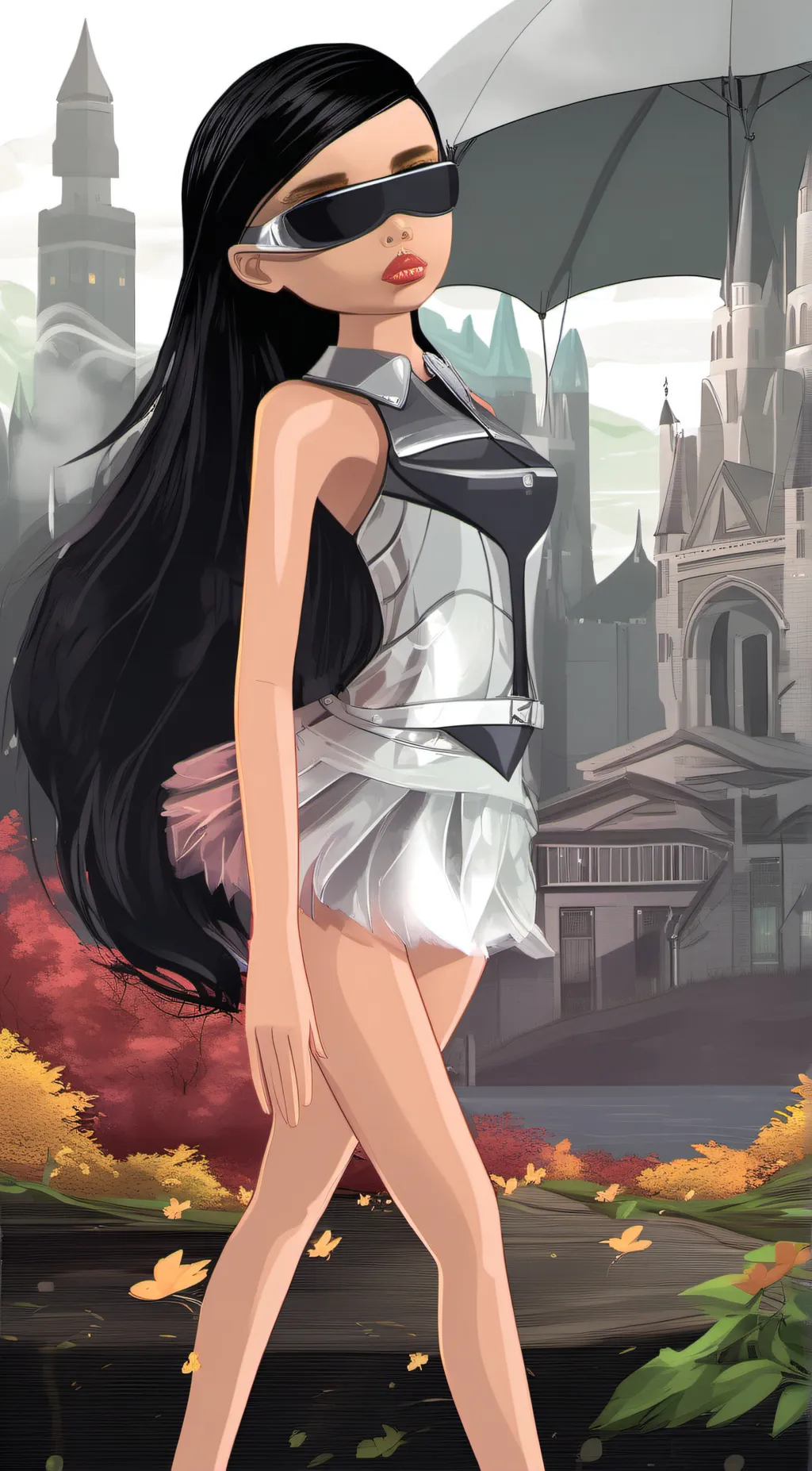 ai character: Ariana background