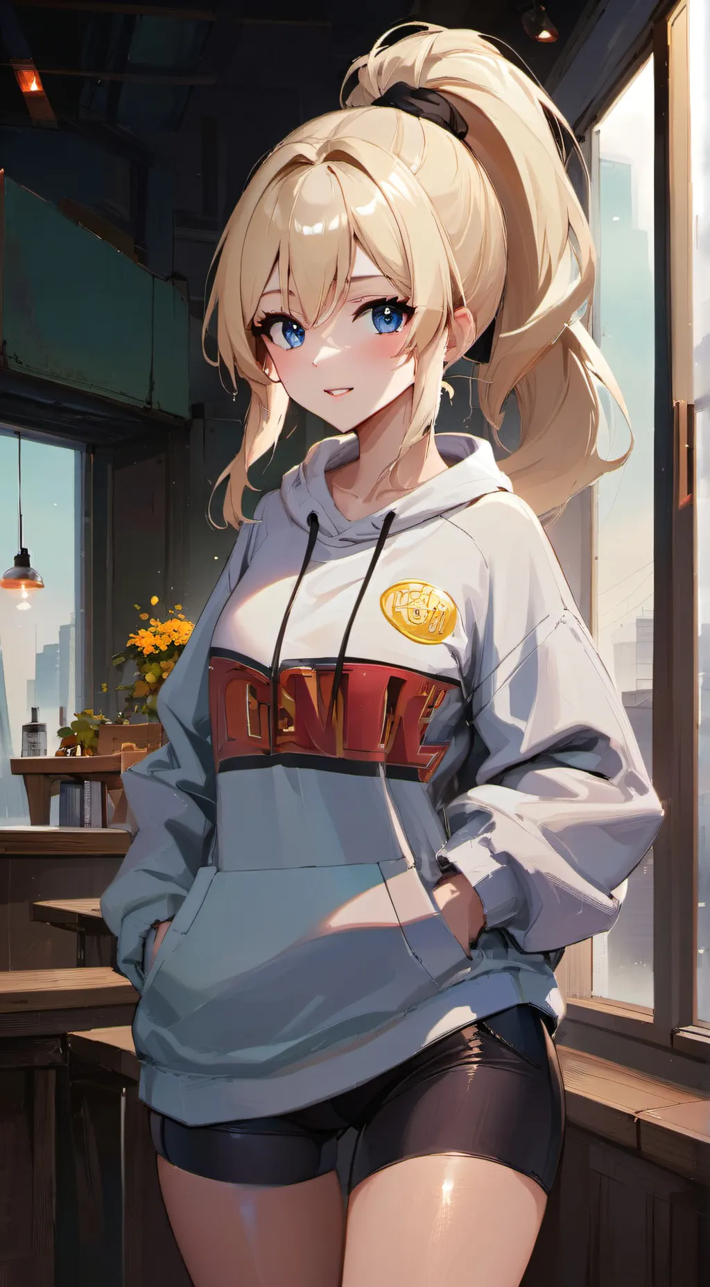 ai character: Ashley background