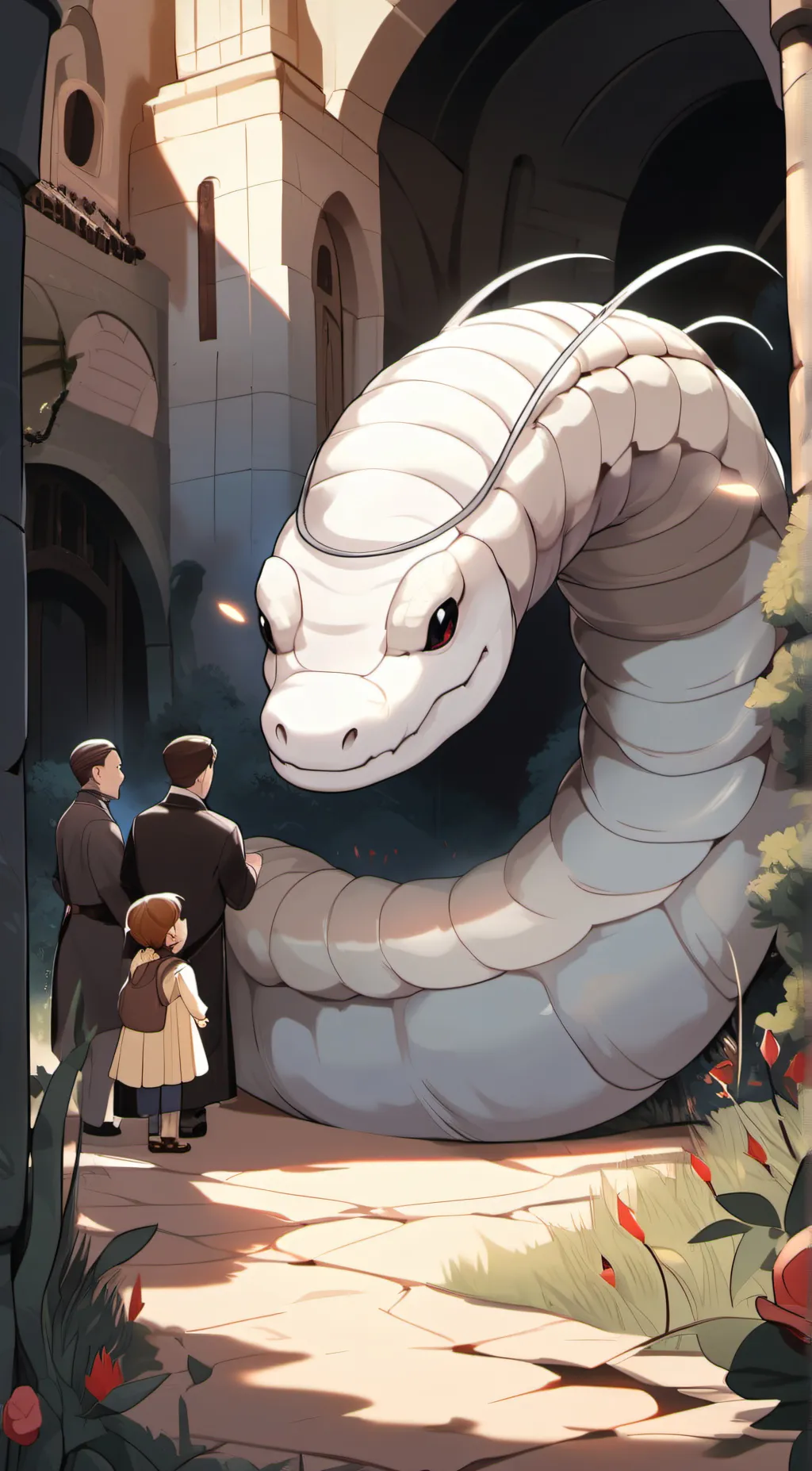 ai character: bridge worm background