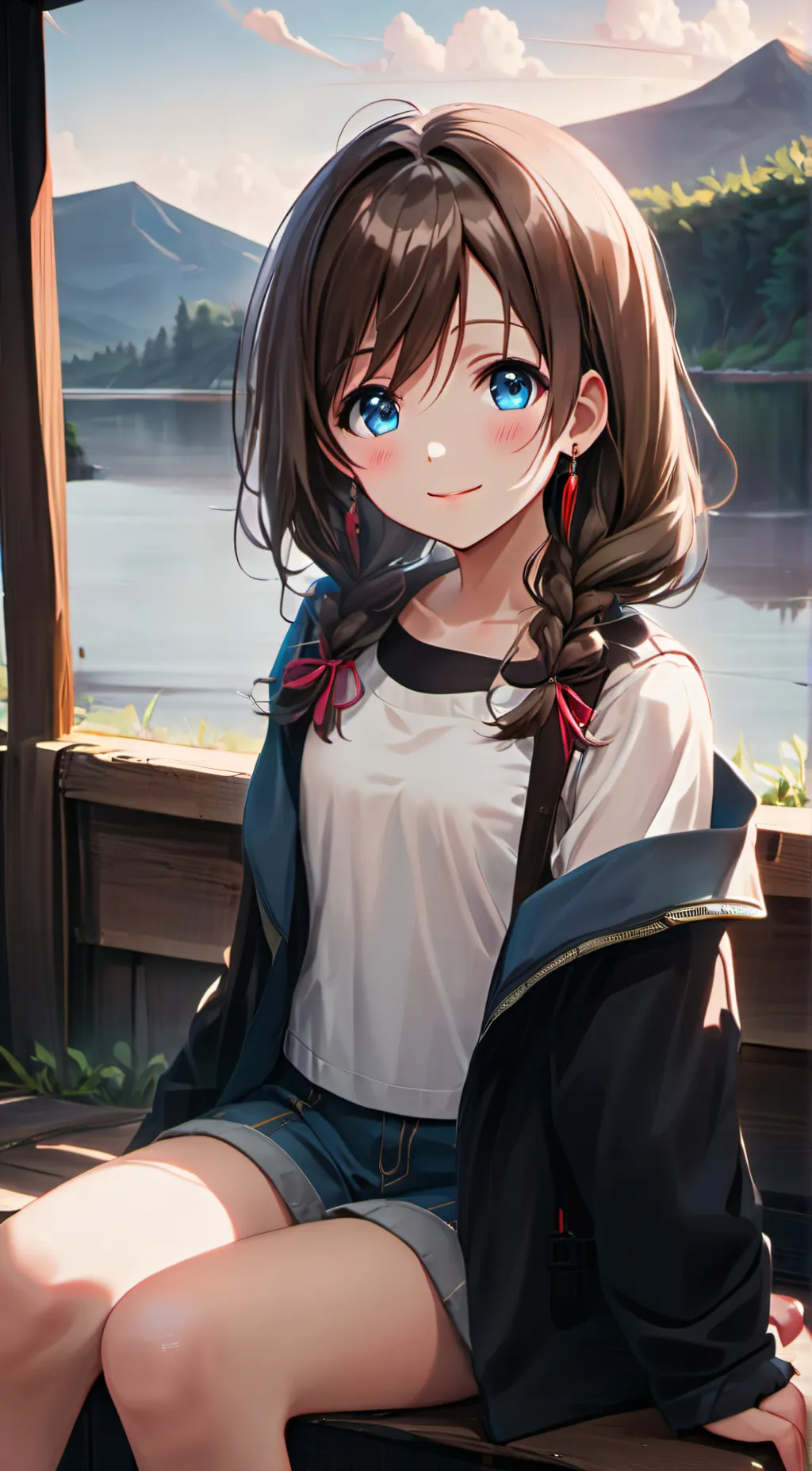 ai character: Crystal  background