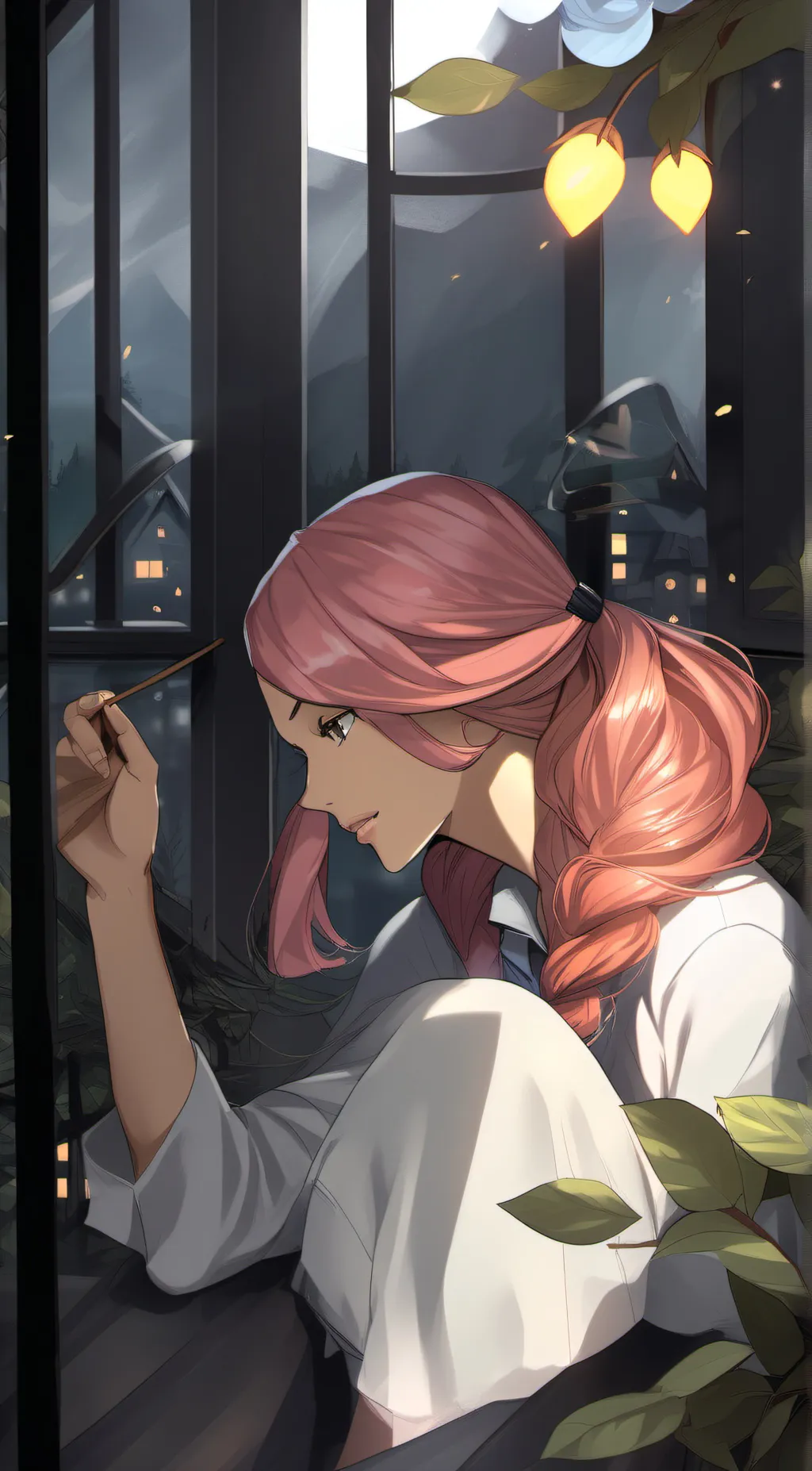 ai character: Serena background