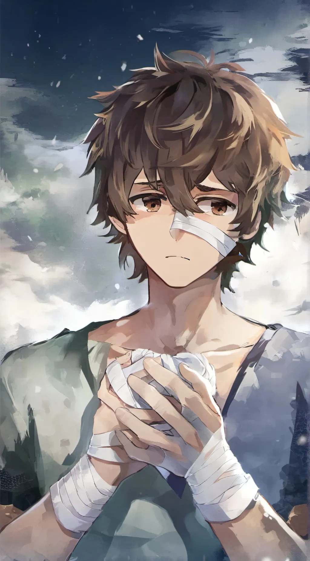 ai character: Michael Afton  background