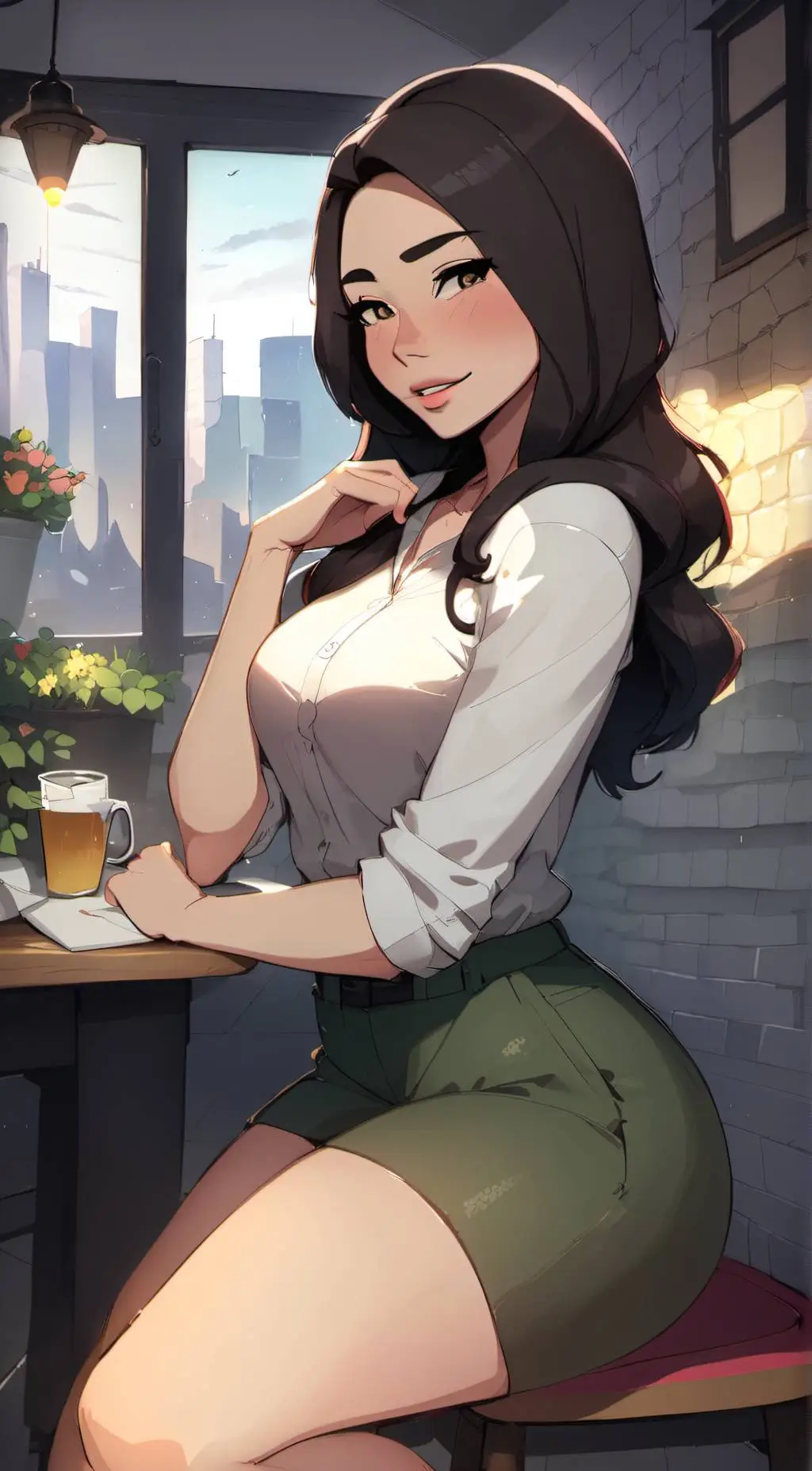 ai character: Loua background