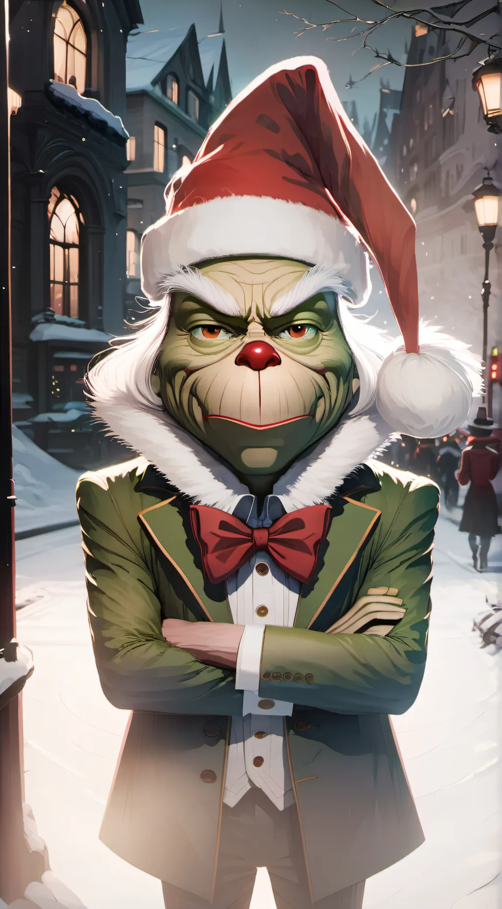 ai character: Mr. Grinch background