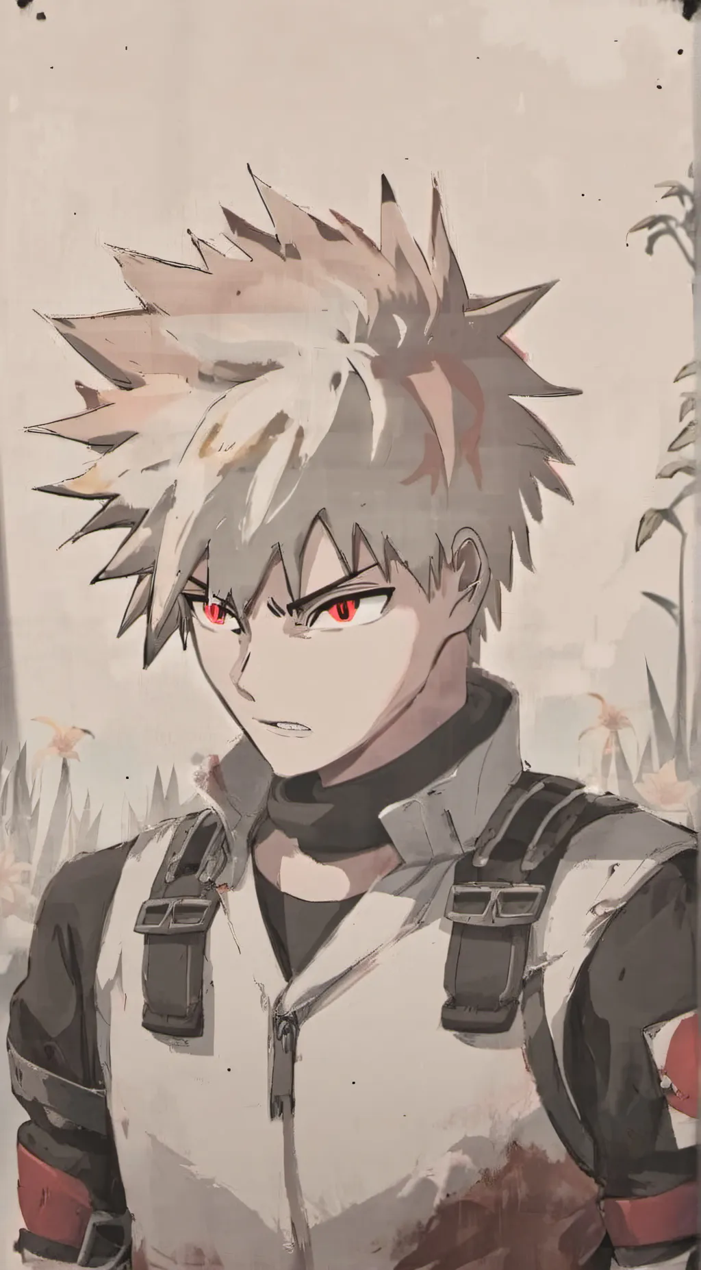 ai character: Katsuki Bakugou  background