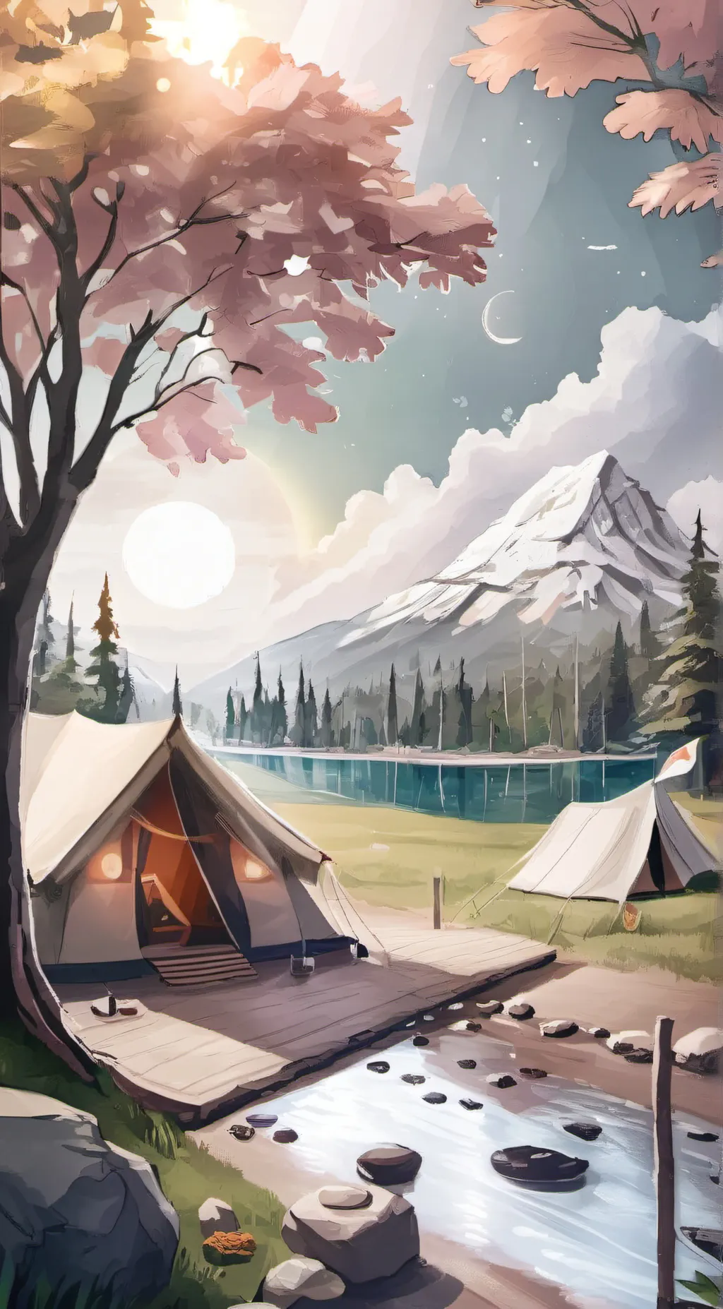 ai character: Camp kikiwaka #2 background