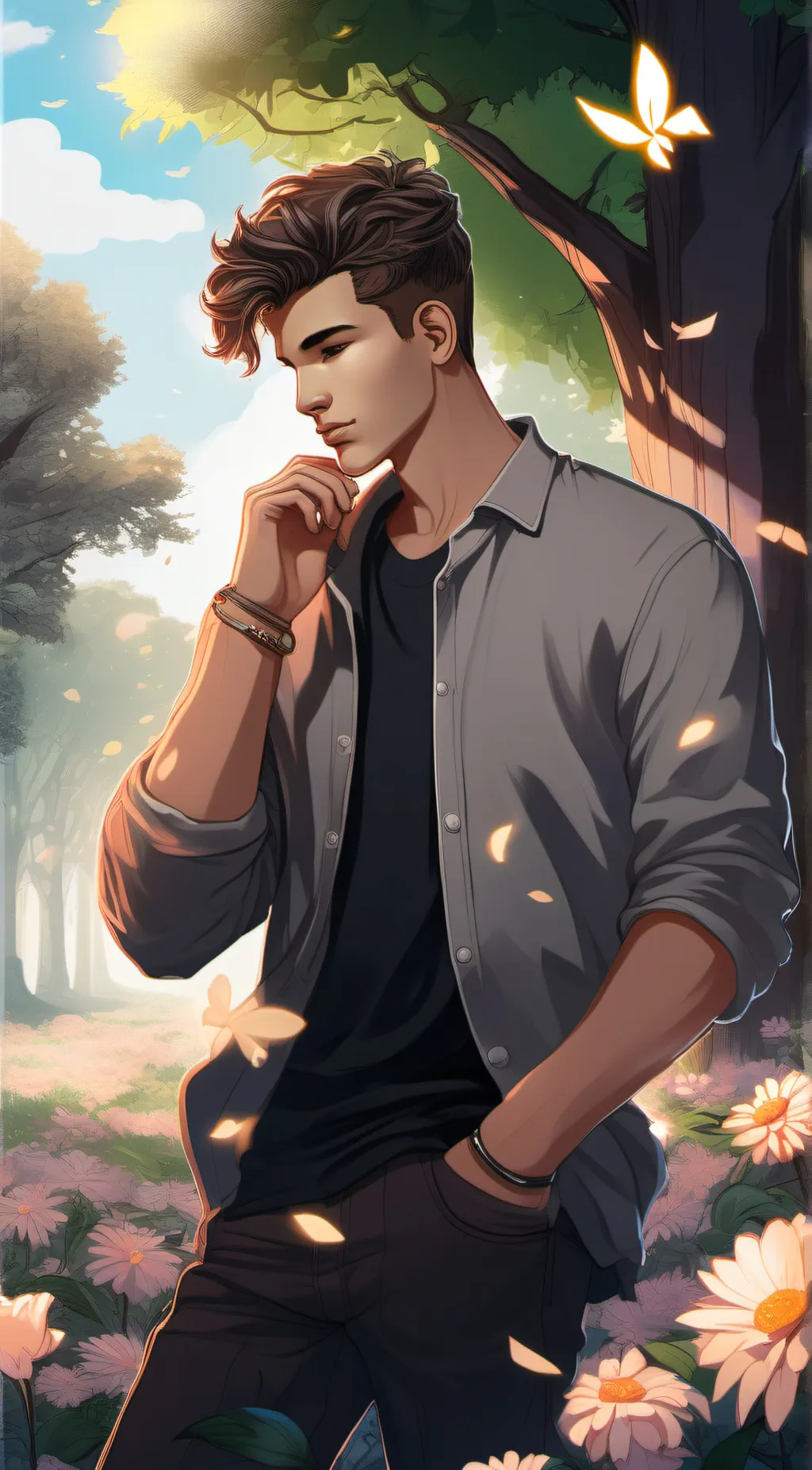 ai character: Jake  background