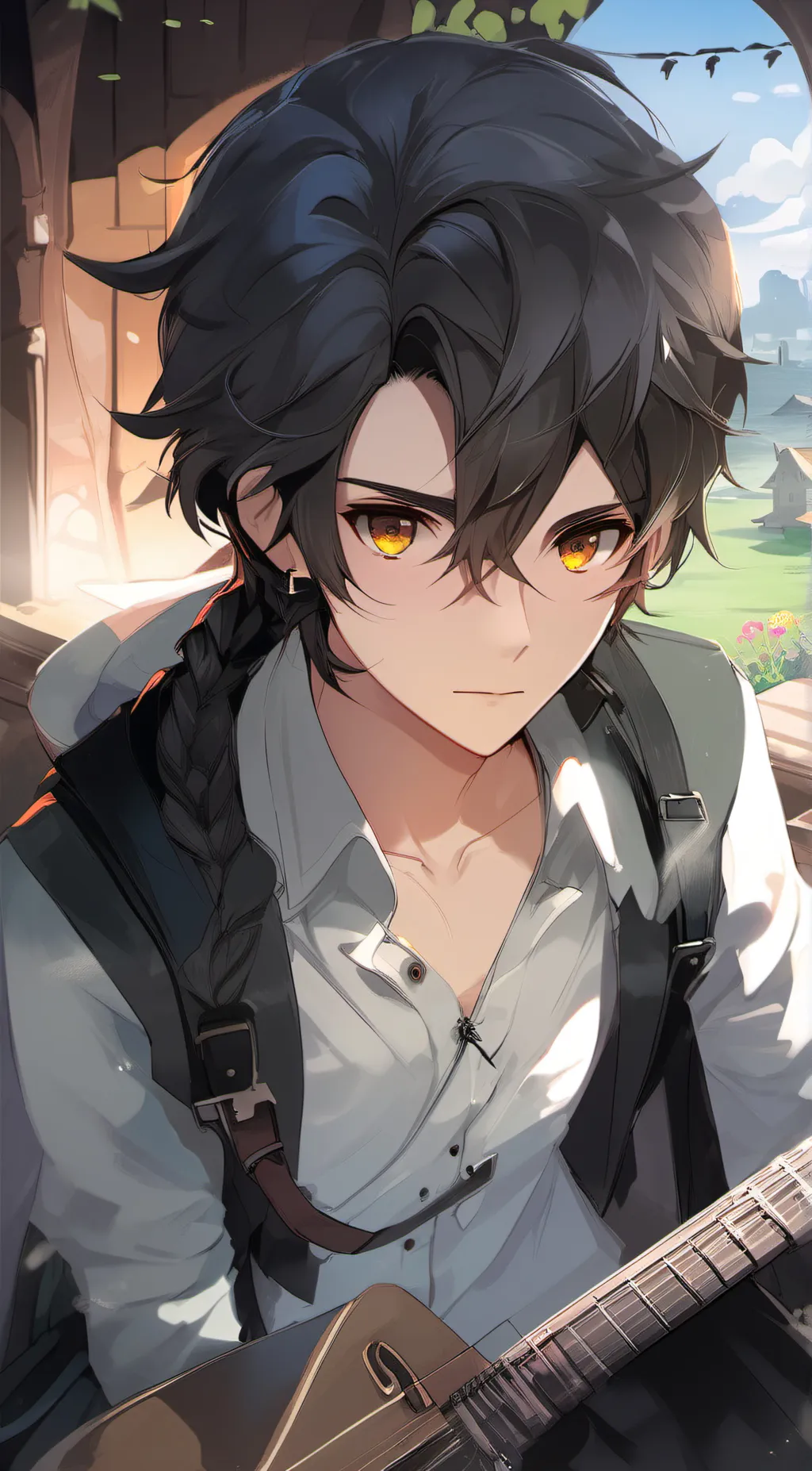 ai character: Ein♤ background