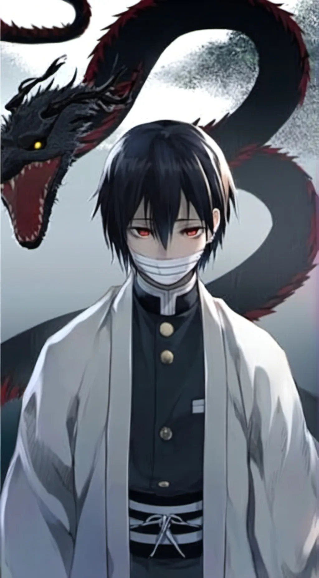 ai character: Iguro Obanai background