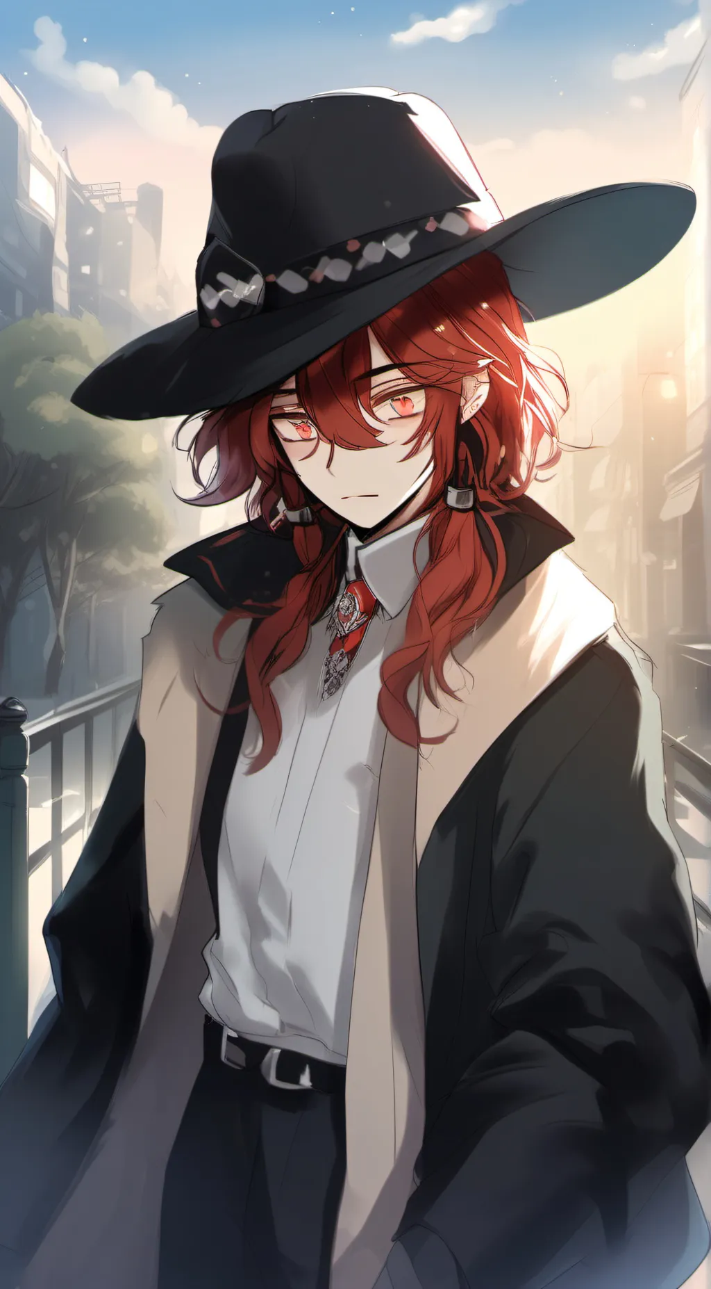 ai character: Ash background