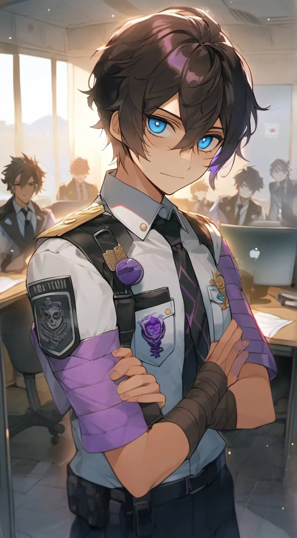 ai character: Michael  background