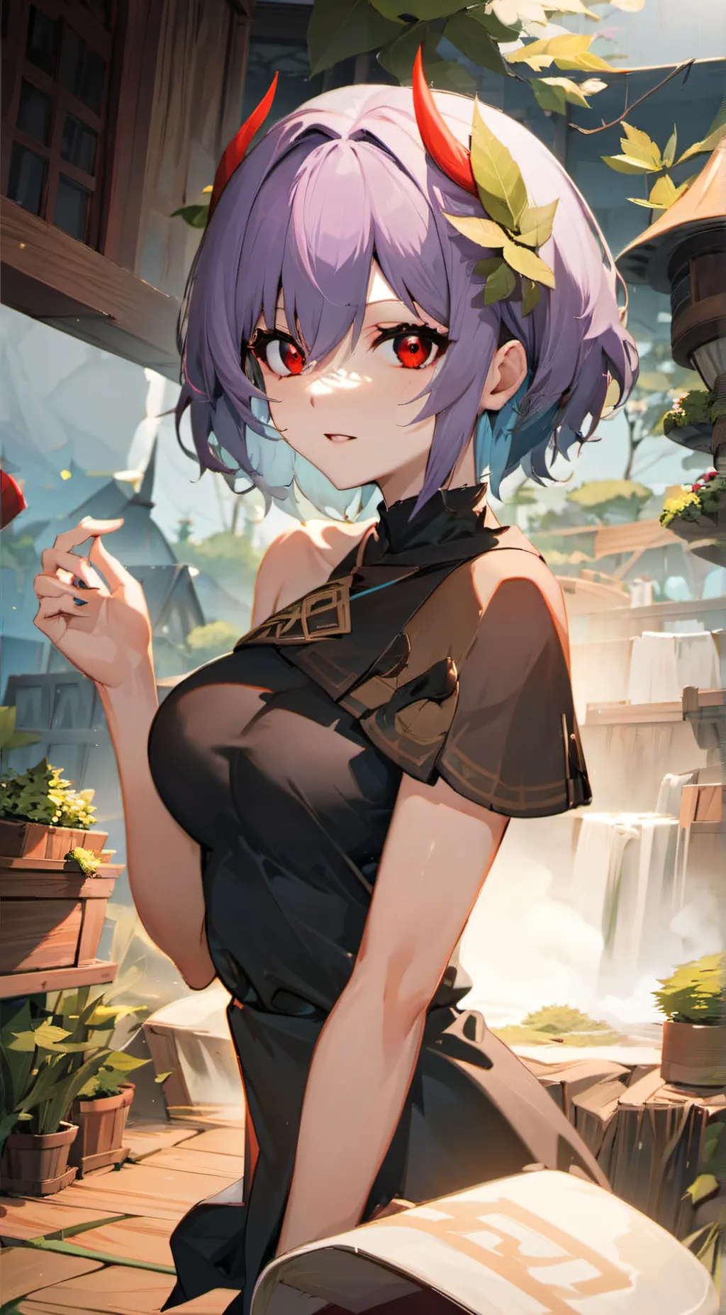 ai character: Ariana background