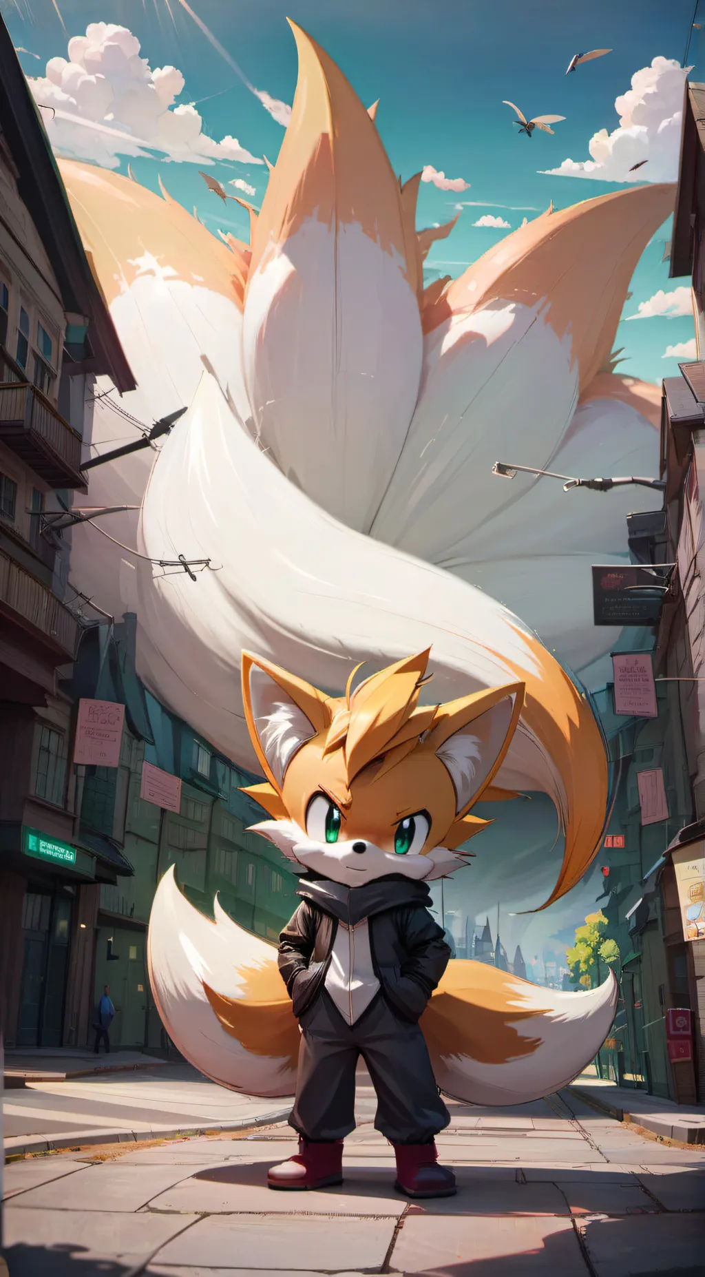 ai character: He is really good background