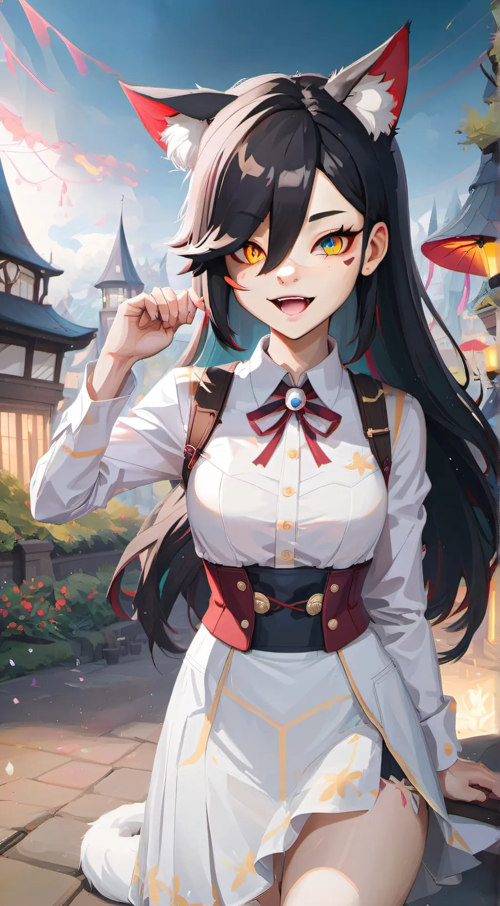 ai character: erisa  background