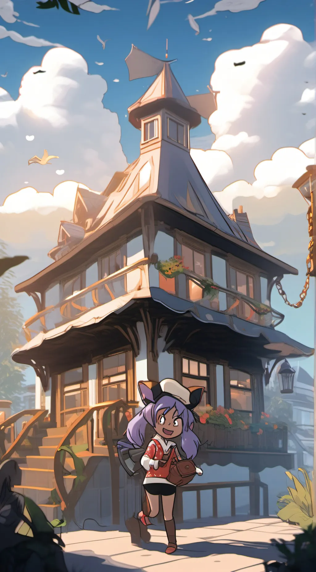 ai character: catnap background