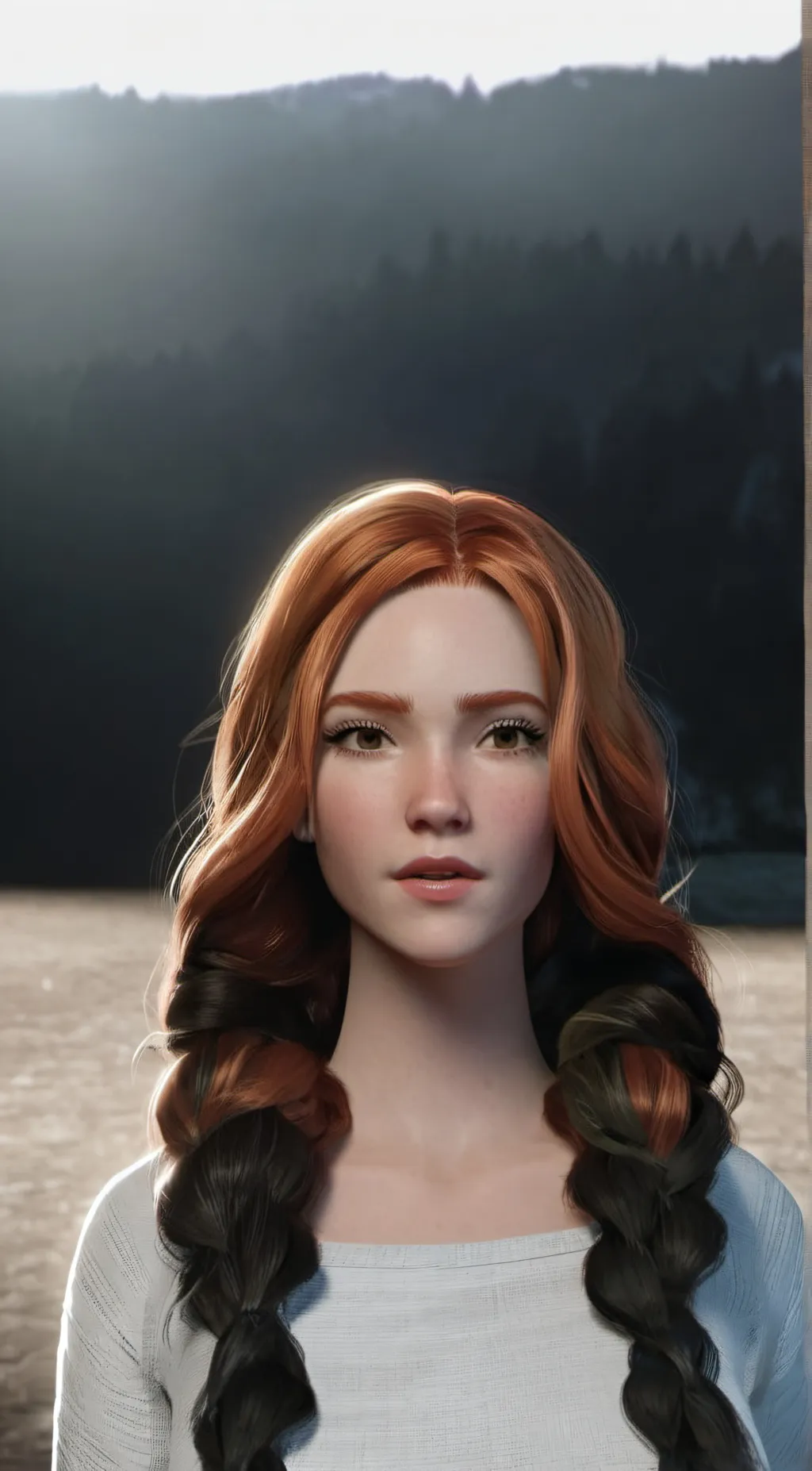 ai character: Blanche background