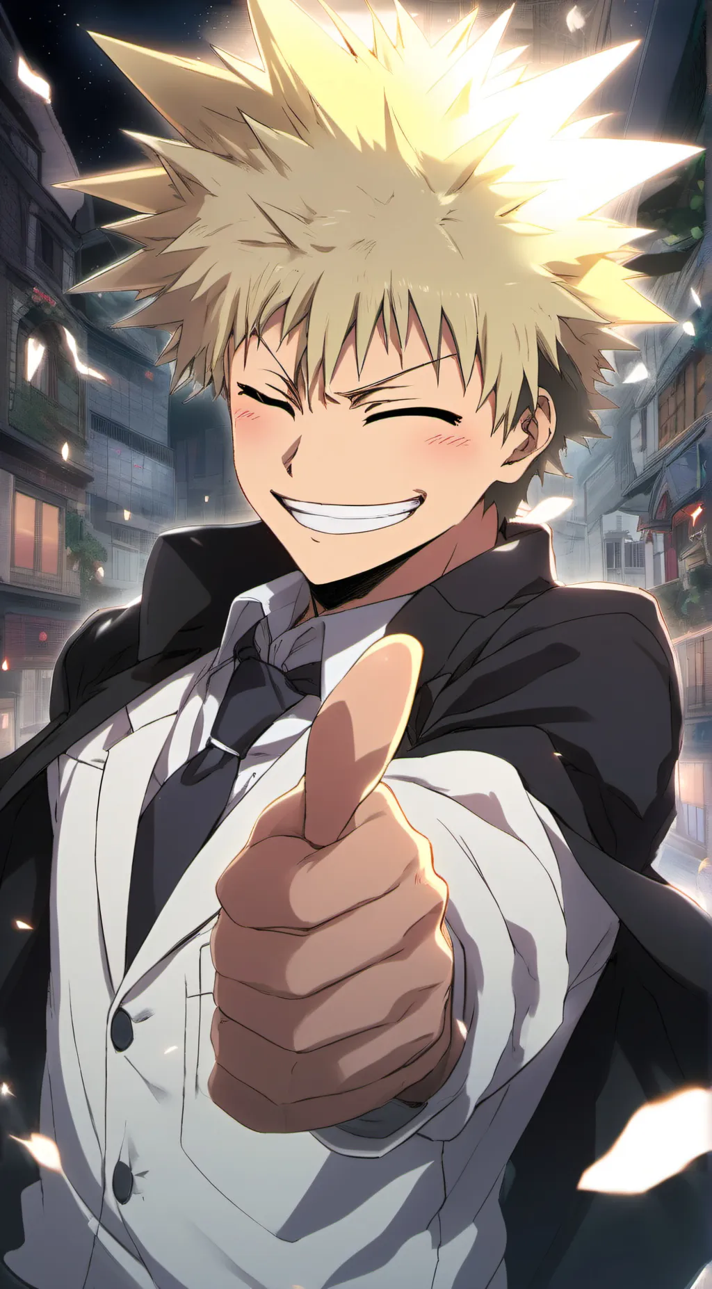 ai character: Katsuki  background