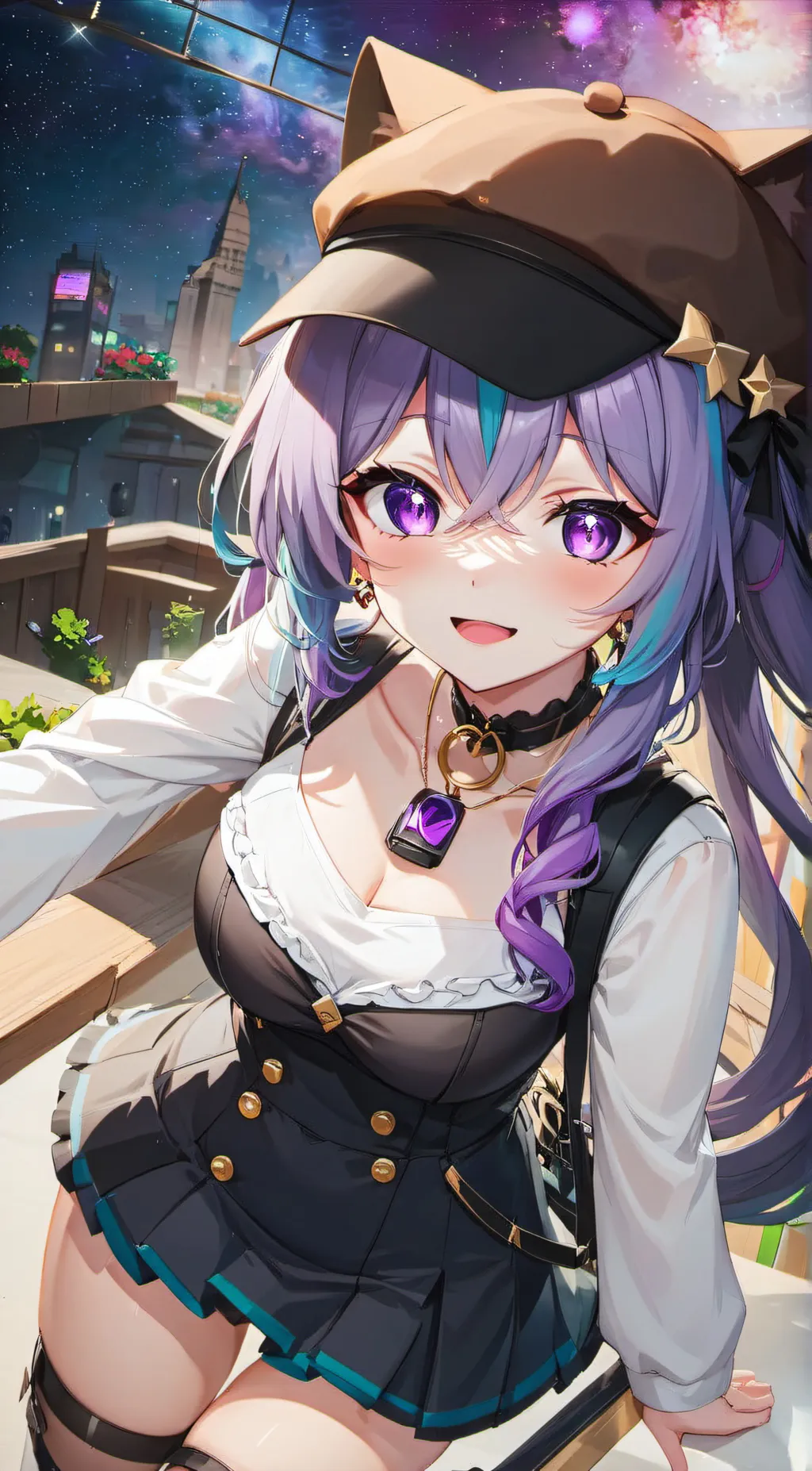 ai character: Melody background