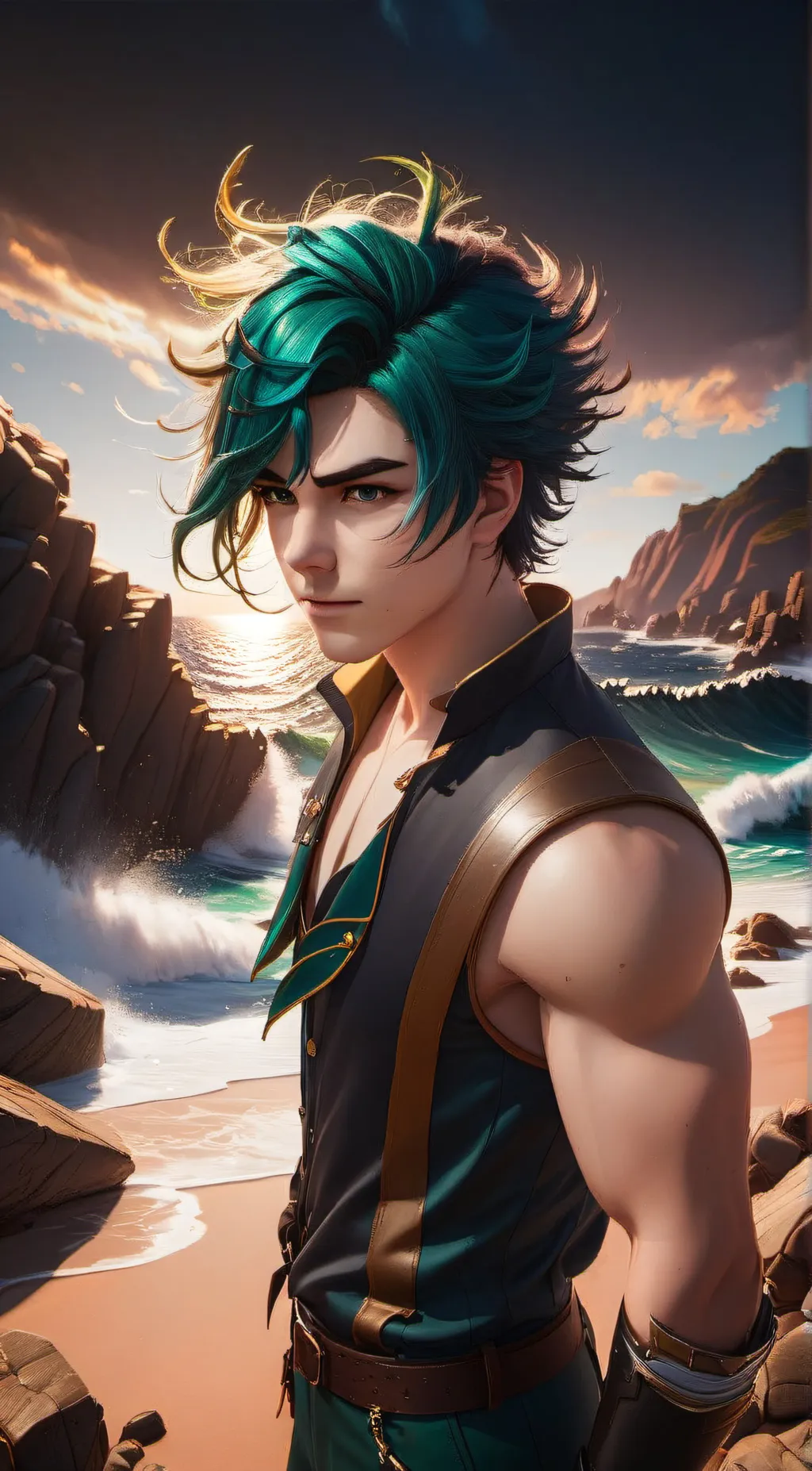 ai character: Colter  background