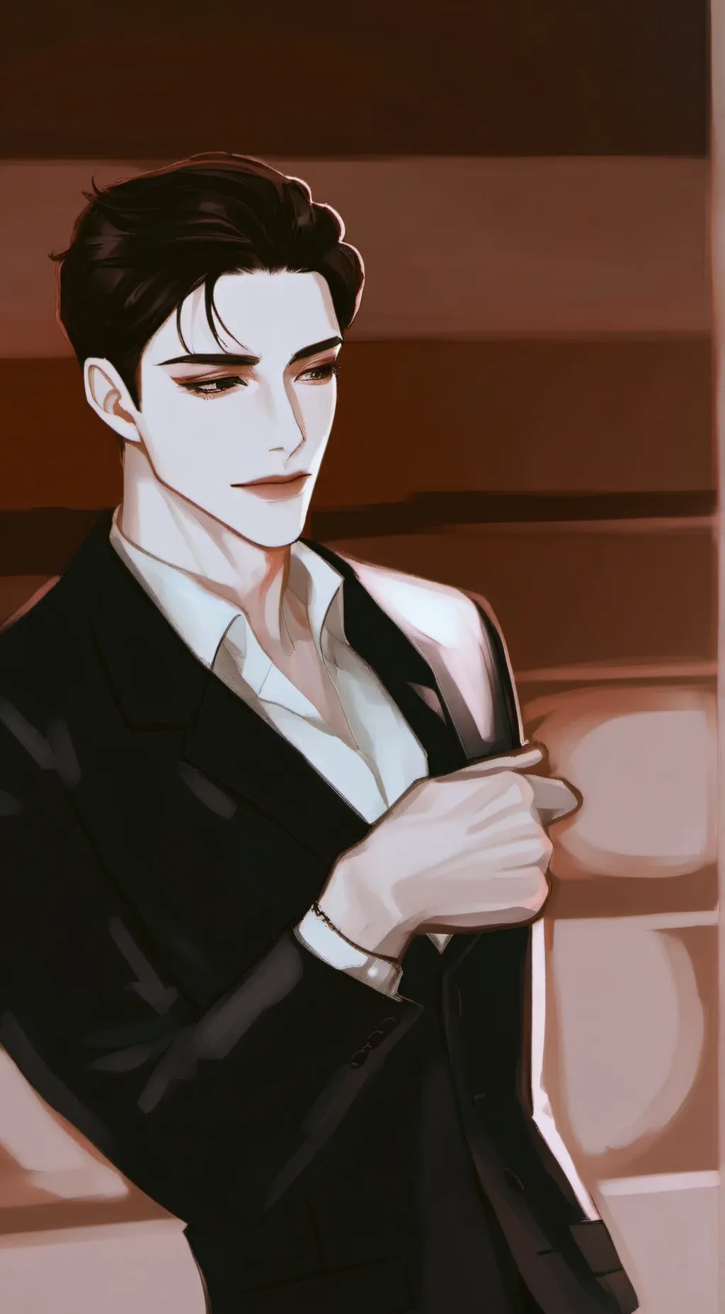 ai character: Void background