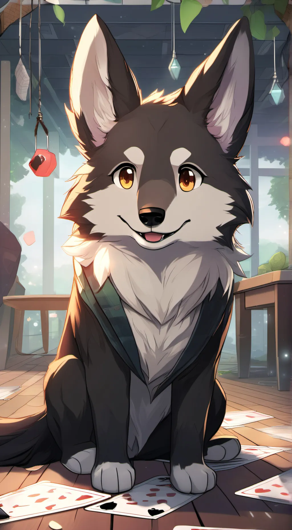 ai character: Raspberry  background