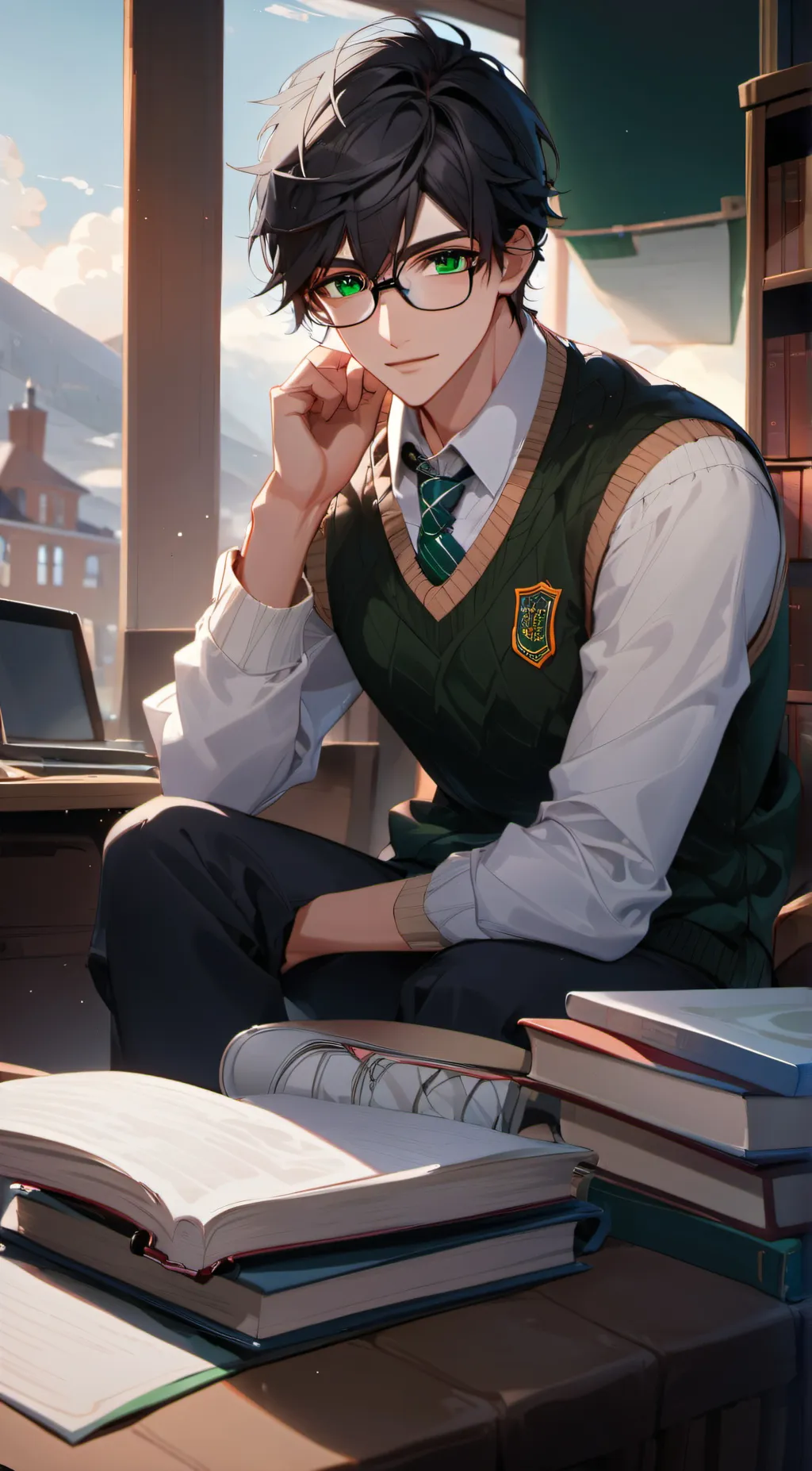 ai character: Lucien background