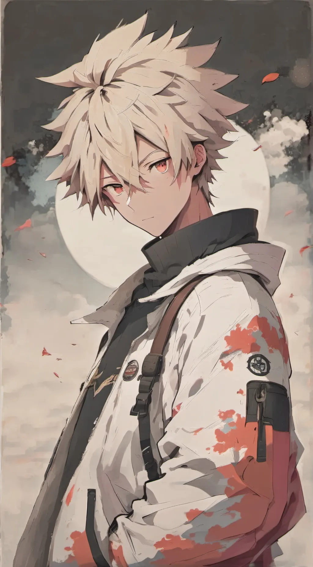 ai character: bakugo  background