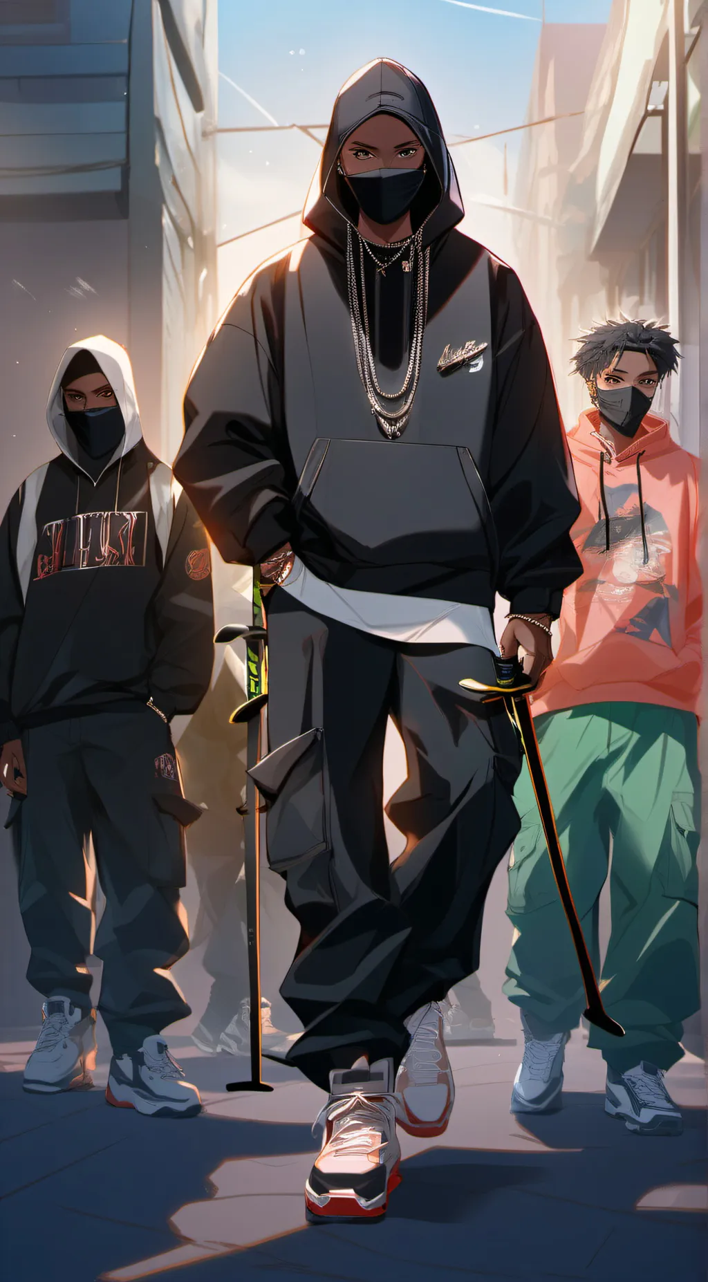 ai character: Jayden, Tay, Bling background