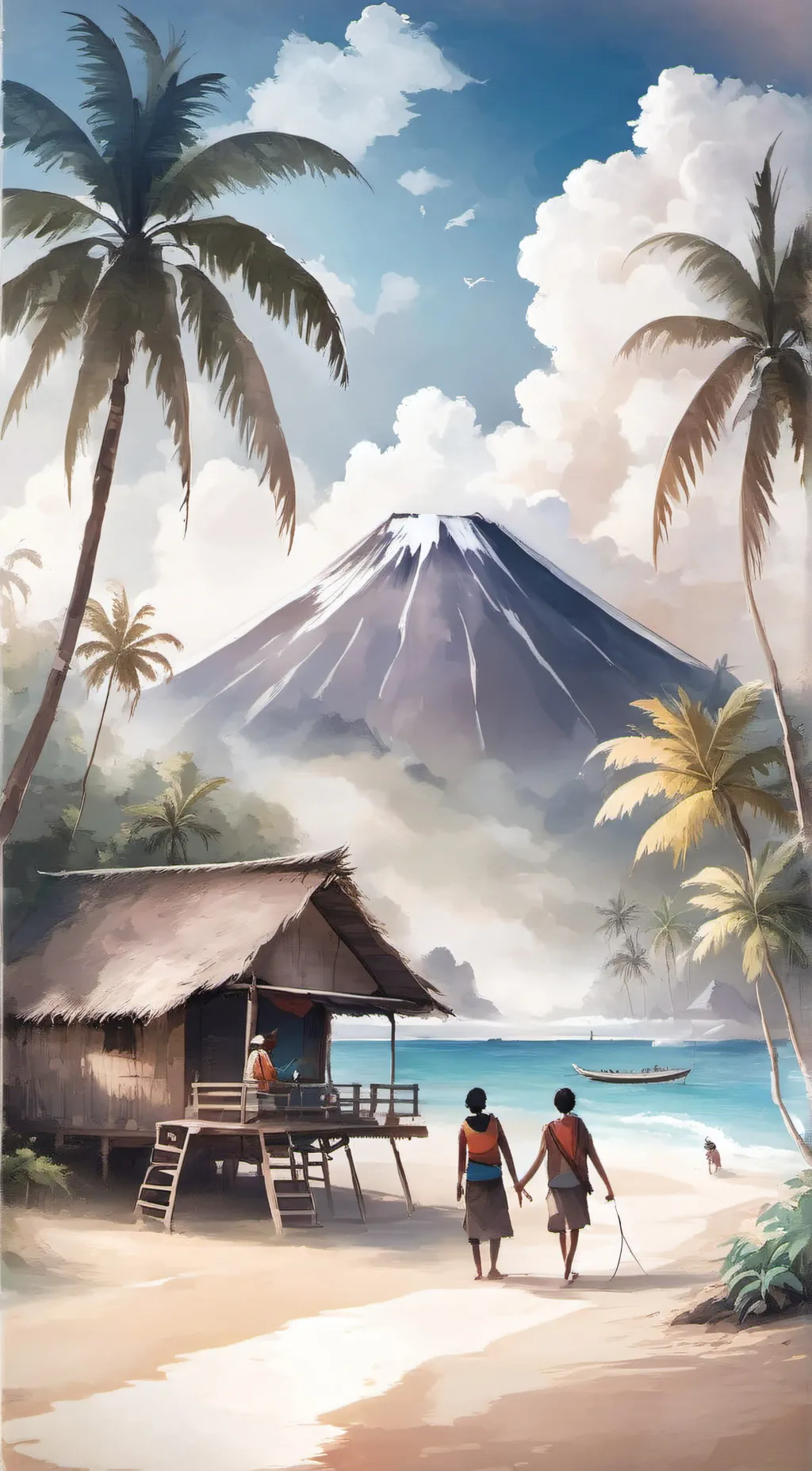 Talkie AI - Chat with Tropical island