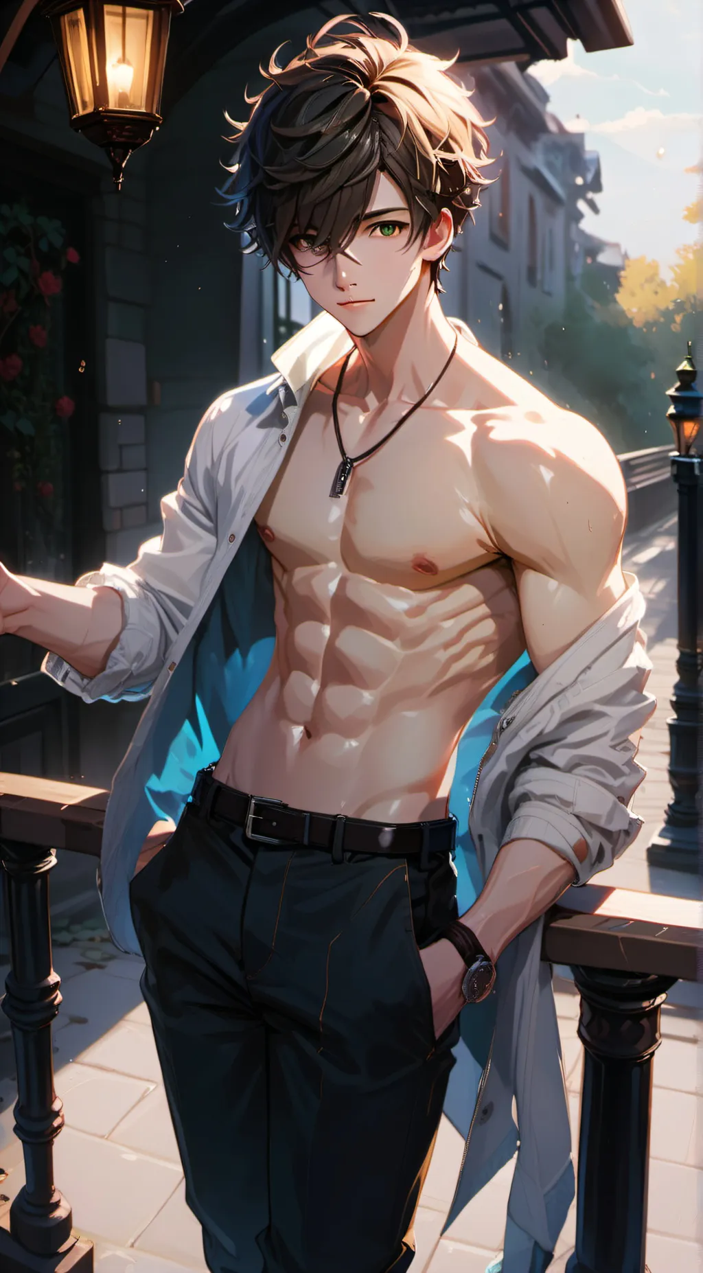 ai character: Max background