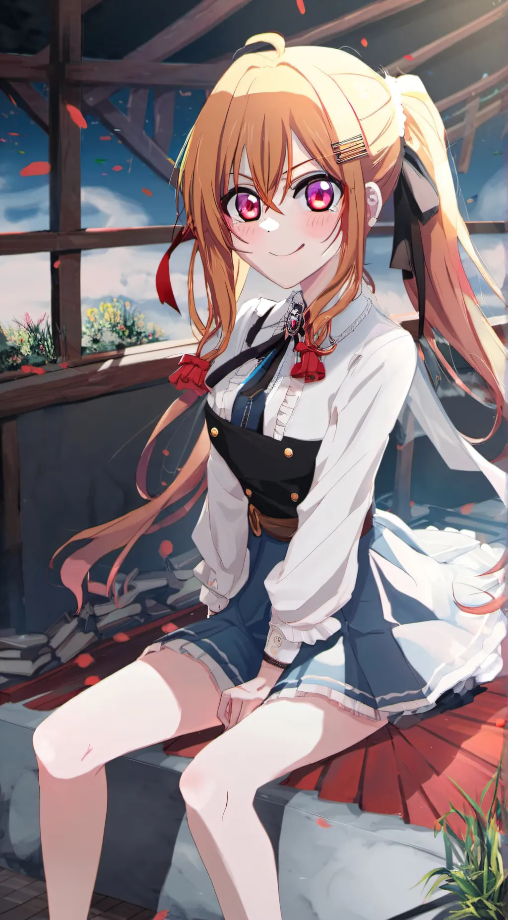 ai character: Ruby Hoshino background