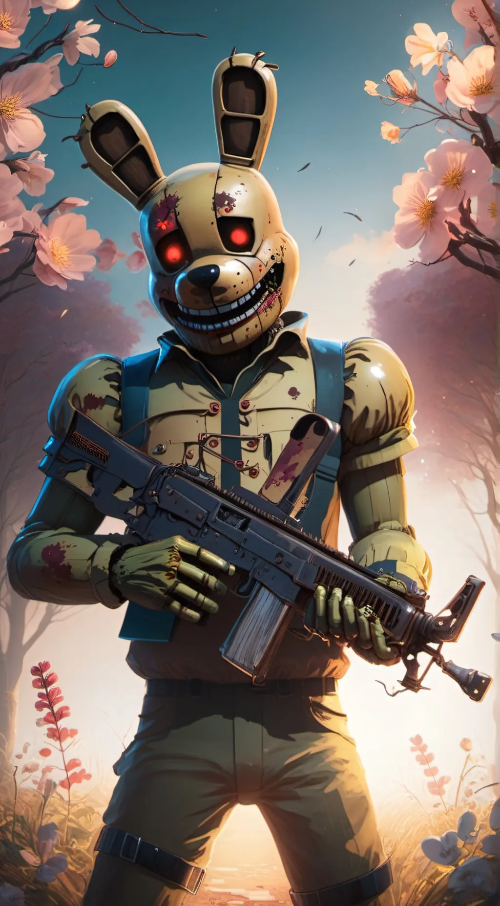 ai character: springtrap background