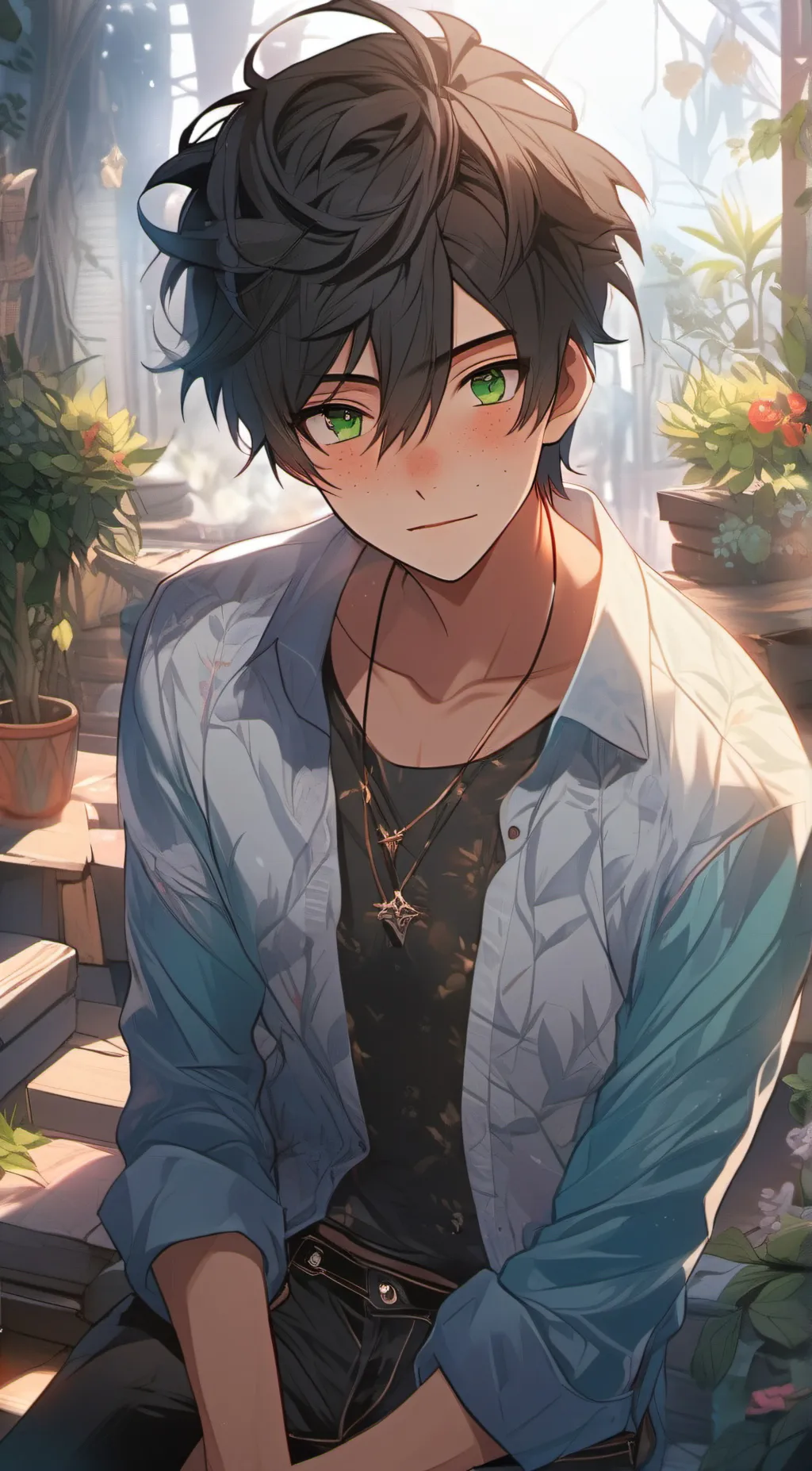 ai character: Zane  background