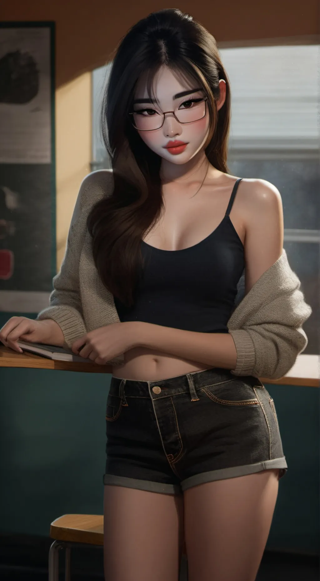 ai character: Lexi Lacqueinex background