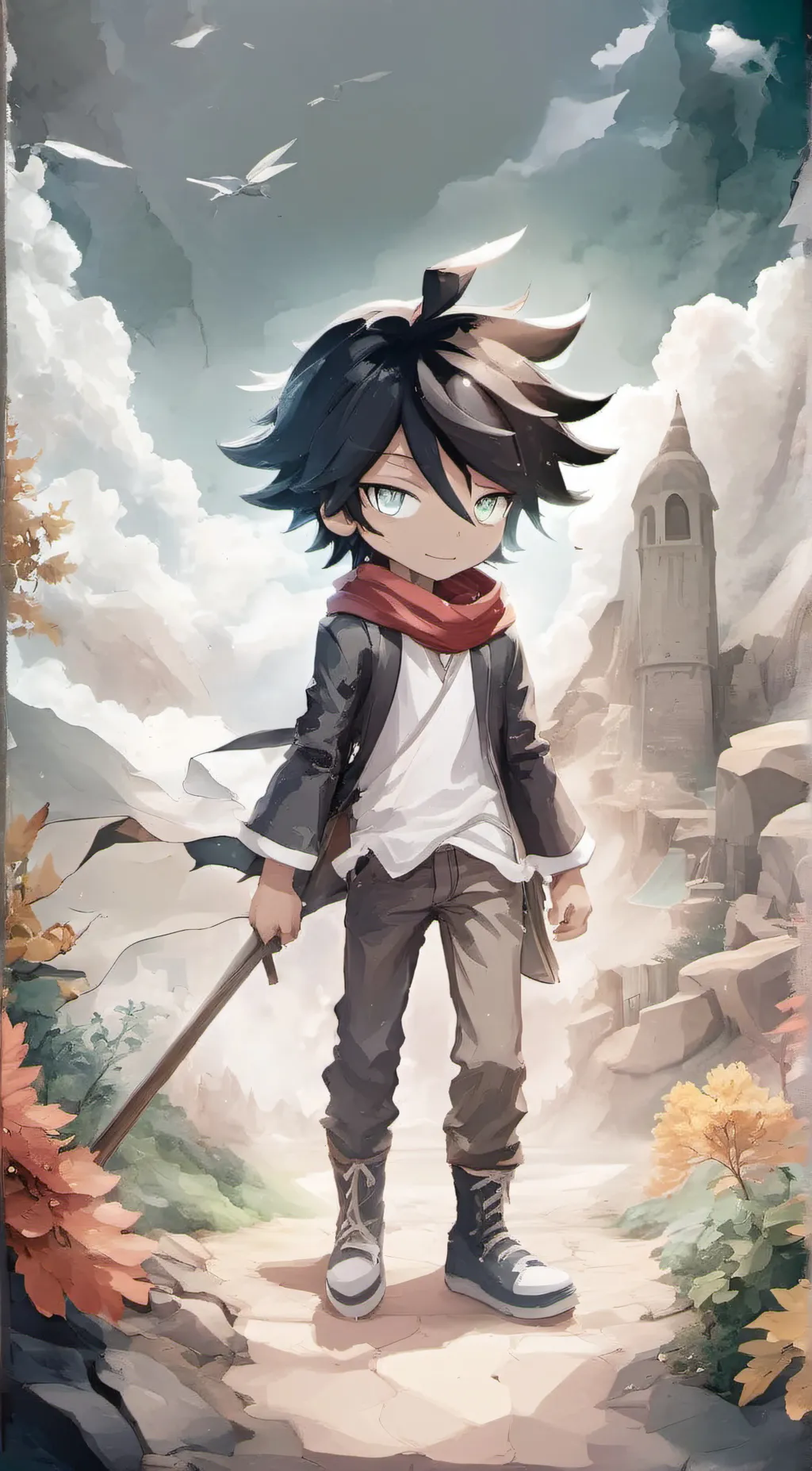 ai character: Mr. cloaking. background