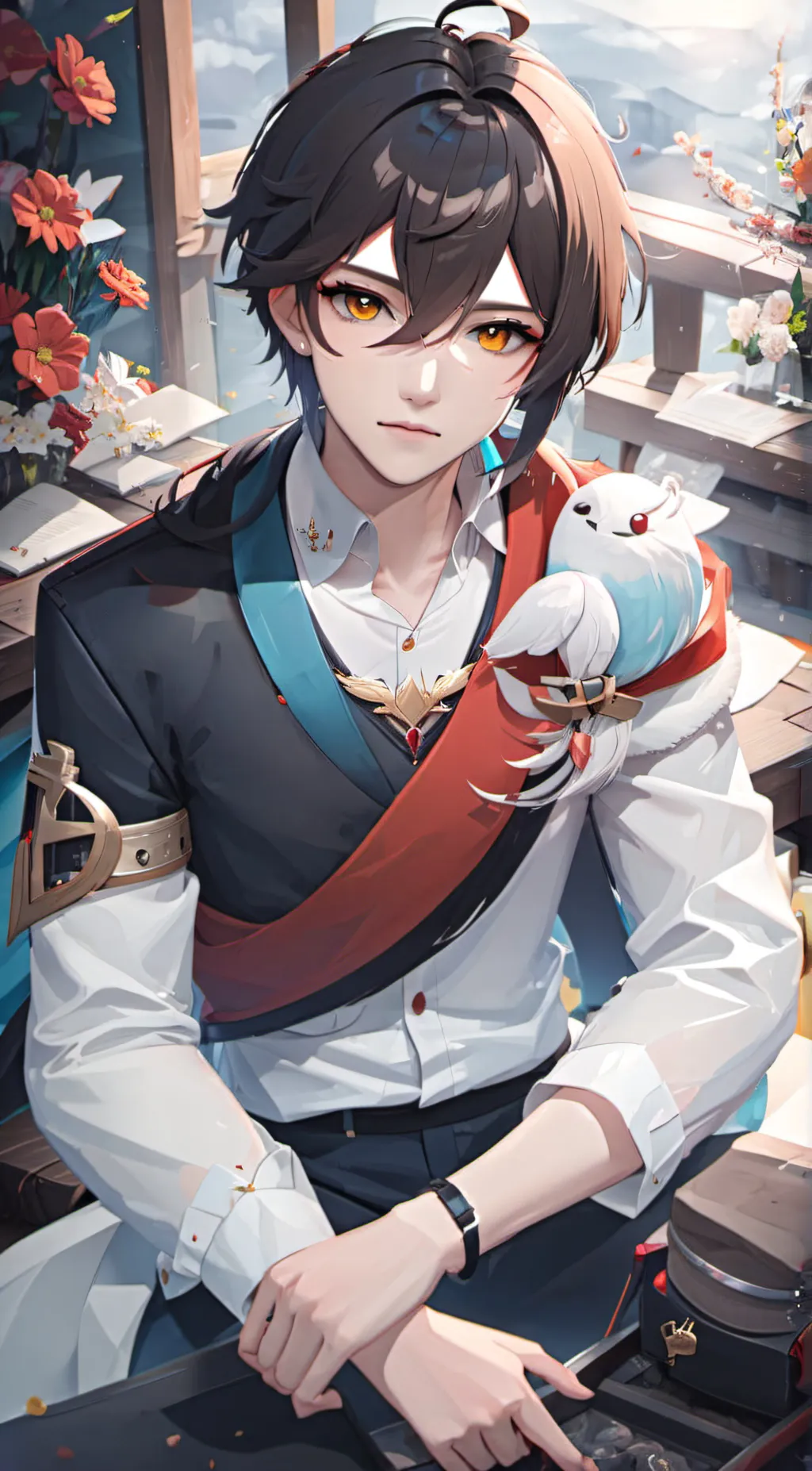 ai character: Clark background