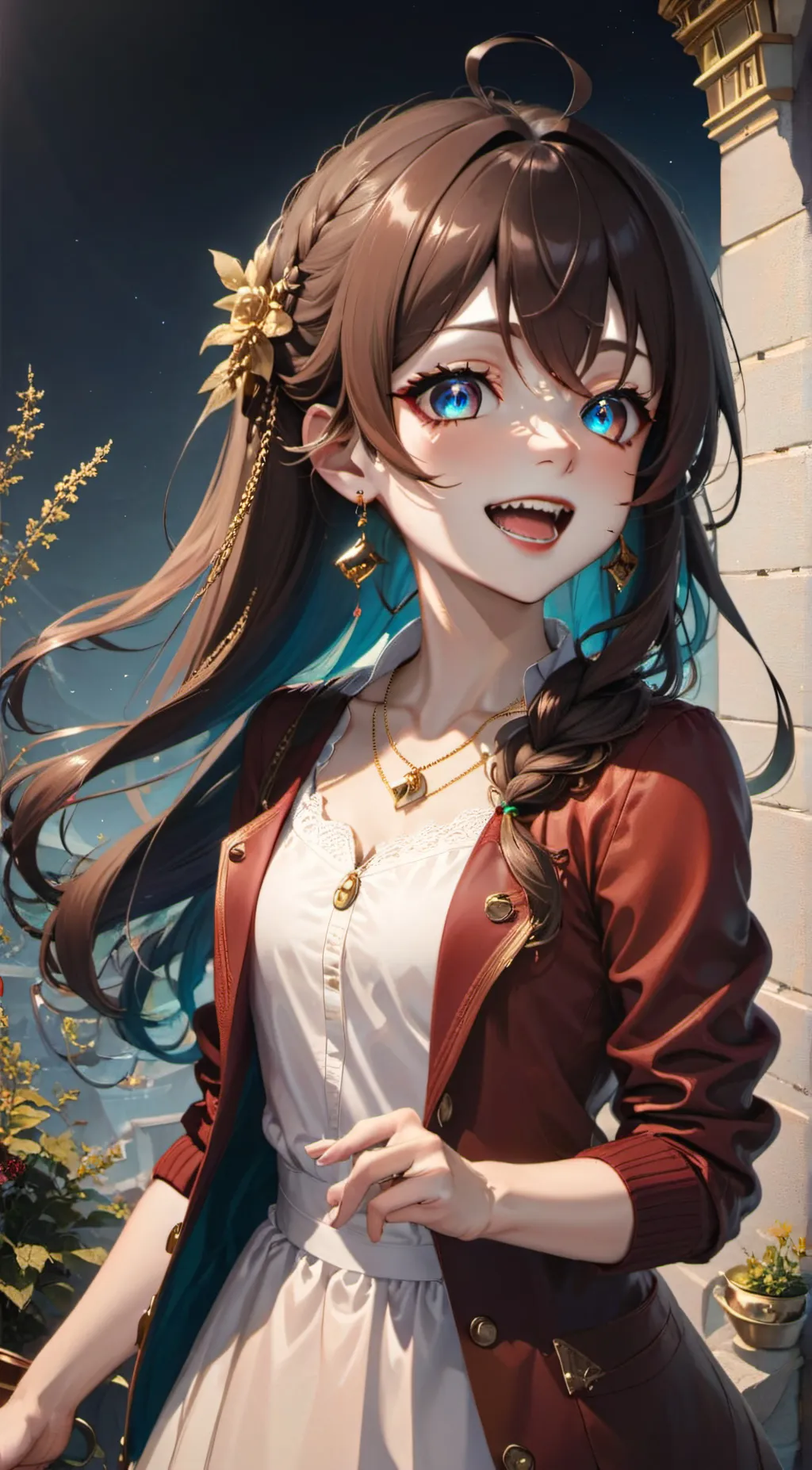 ai character: Sheila  background