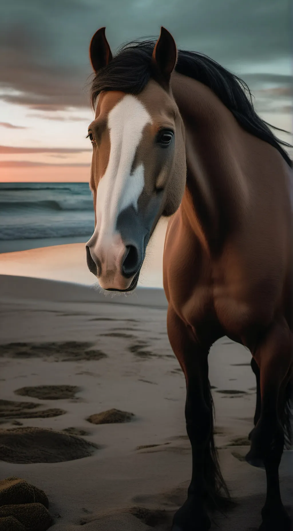 ai character: Horse background