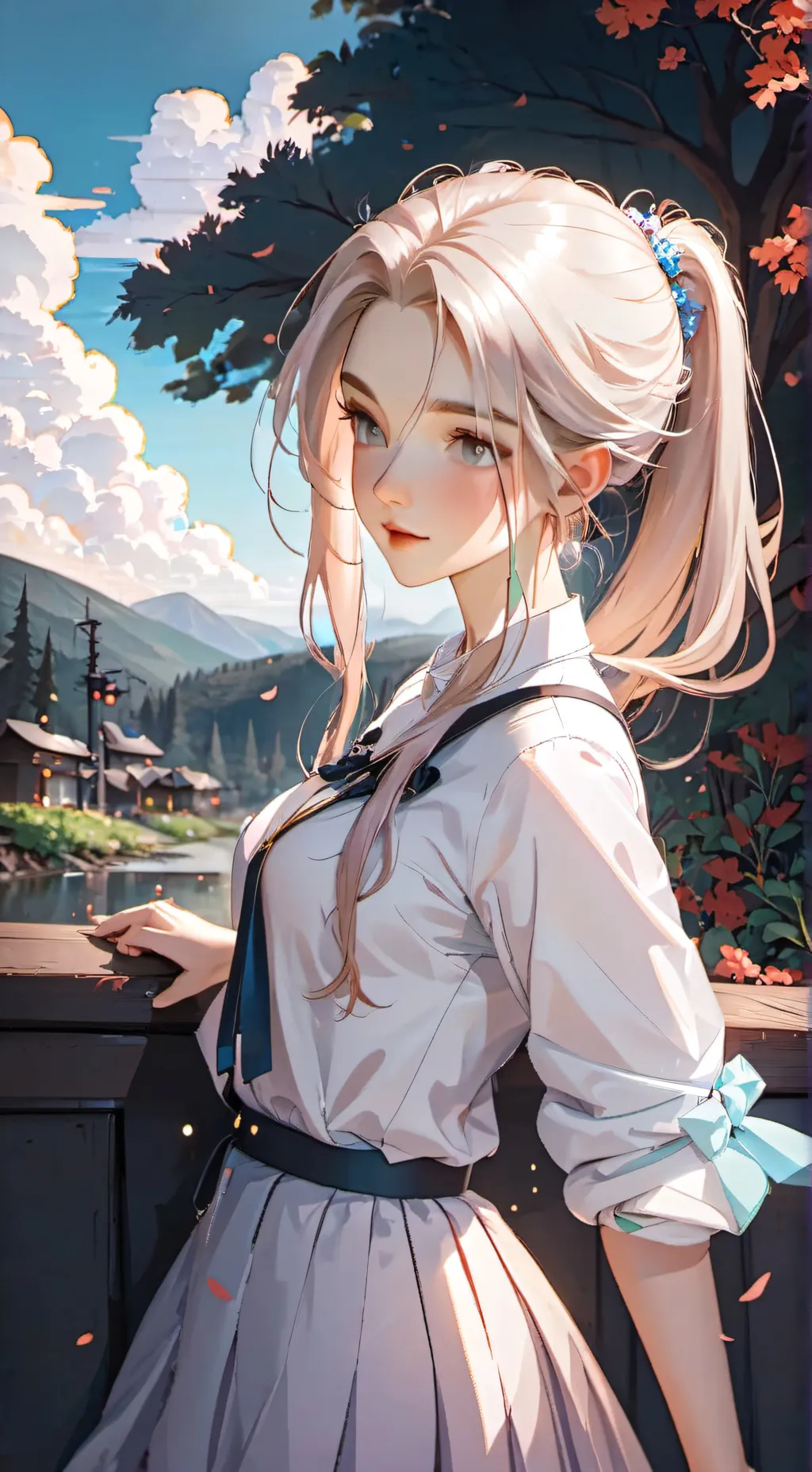 ai character: Lily  background