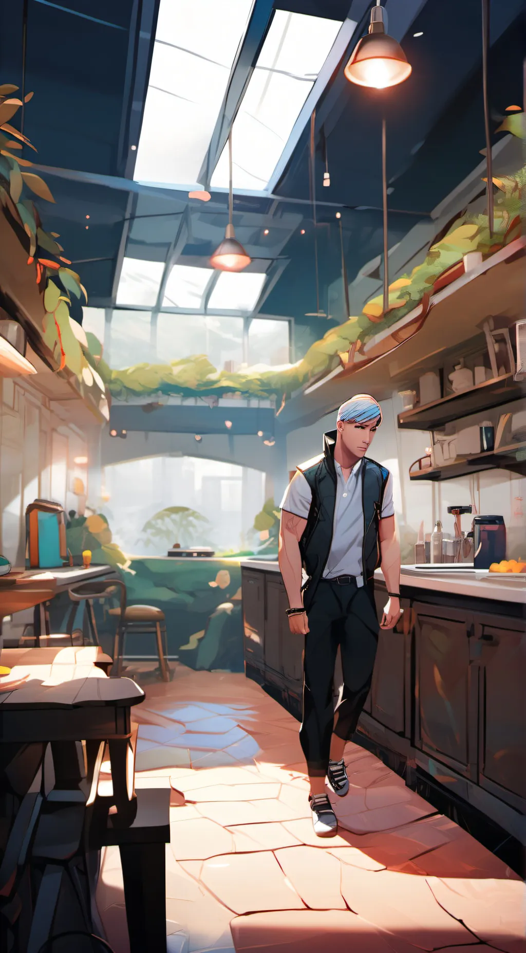 ai character: ken❤️ background