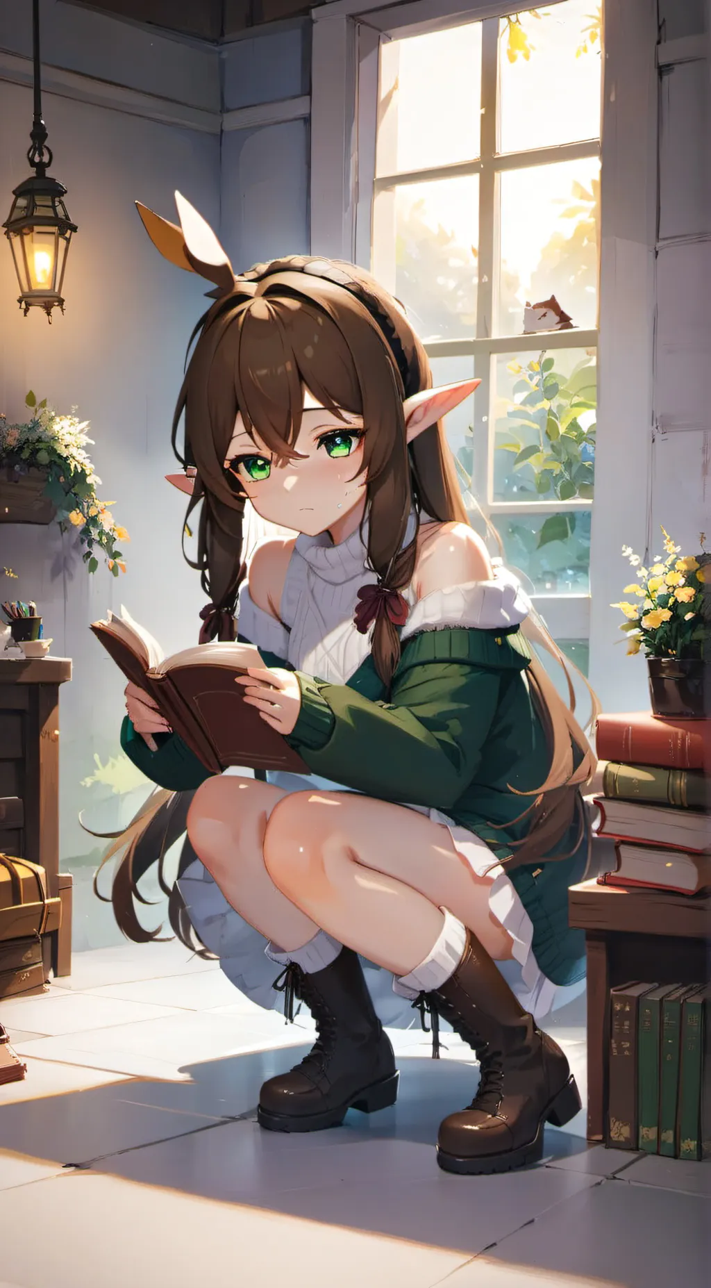 ai character: Ella background