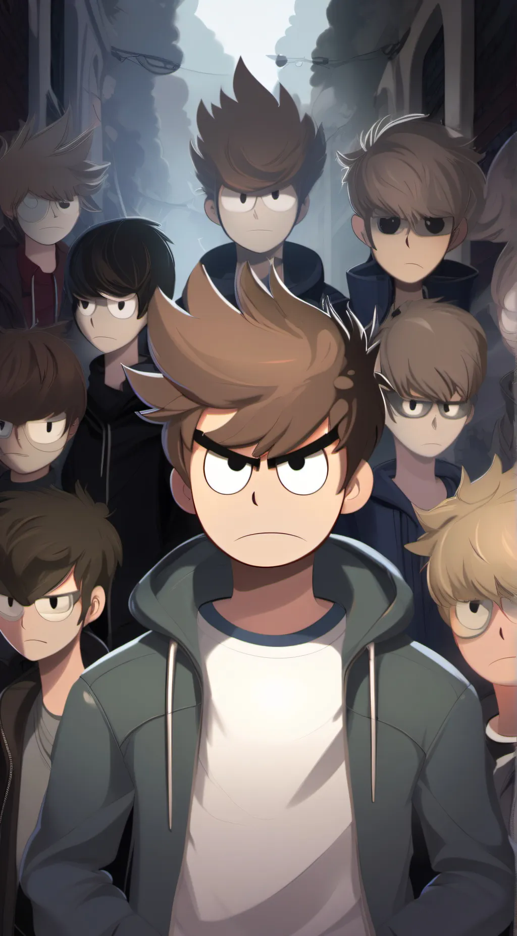 ai character: eddsworld  background