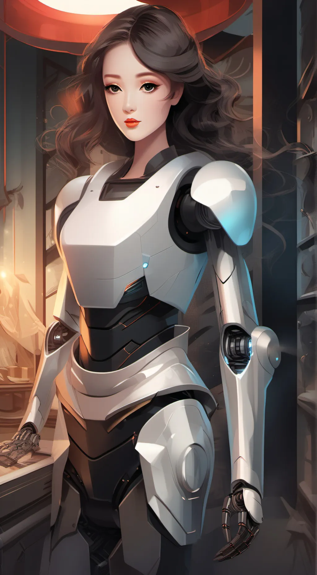 ai character: Robot  background