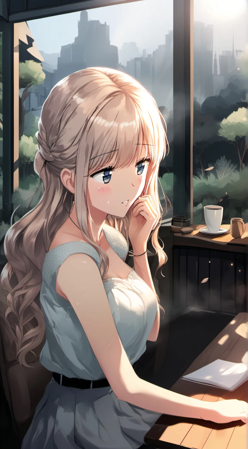 ai character: Sophia background