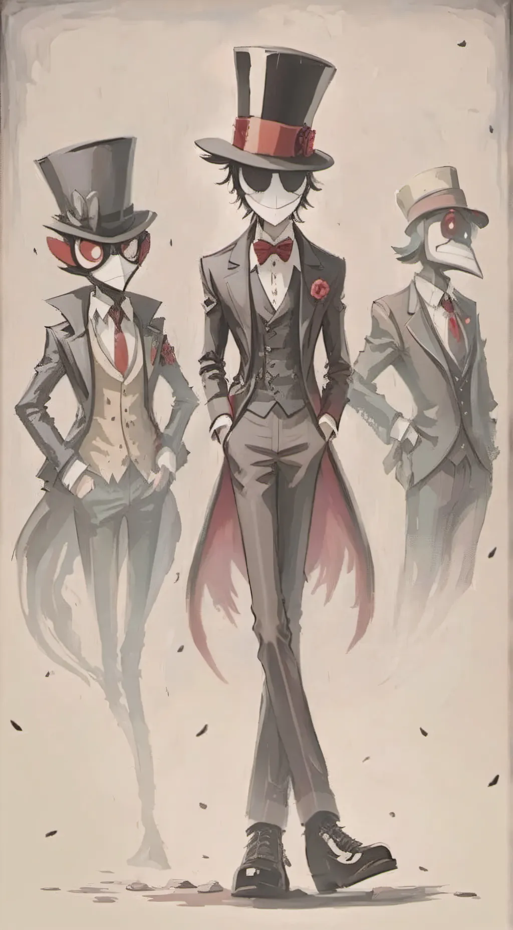 ai character: Mobster angel dust background