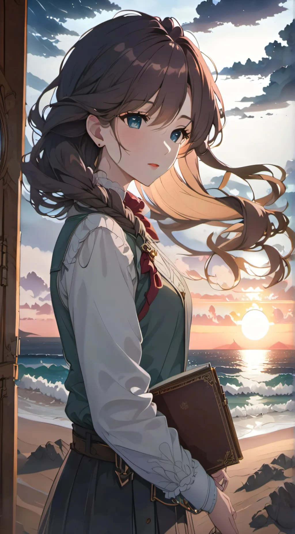 ai character: Aria background